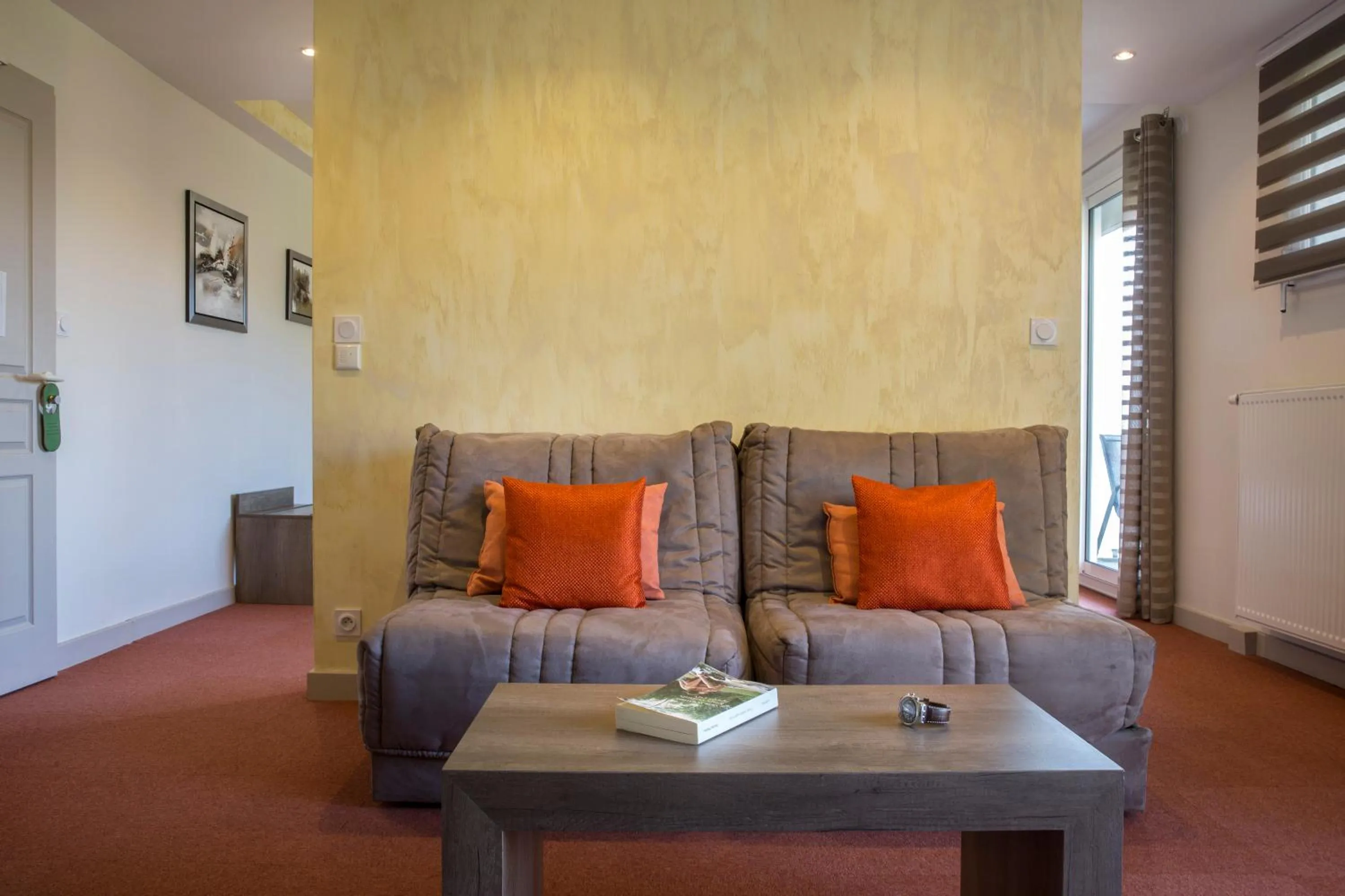 Living room in Hotel Les Mésanges