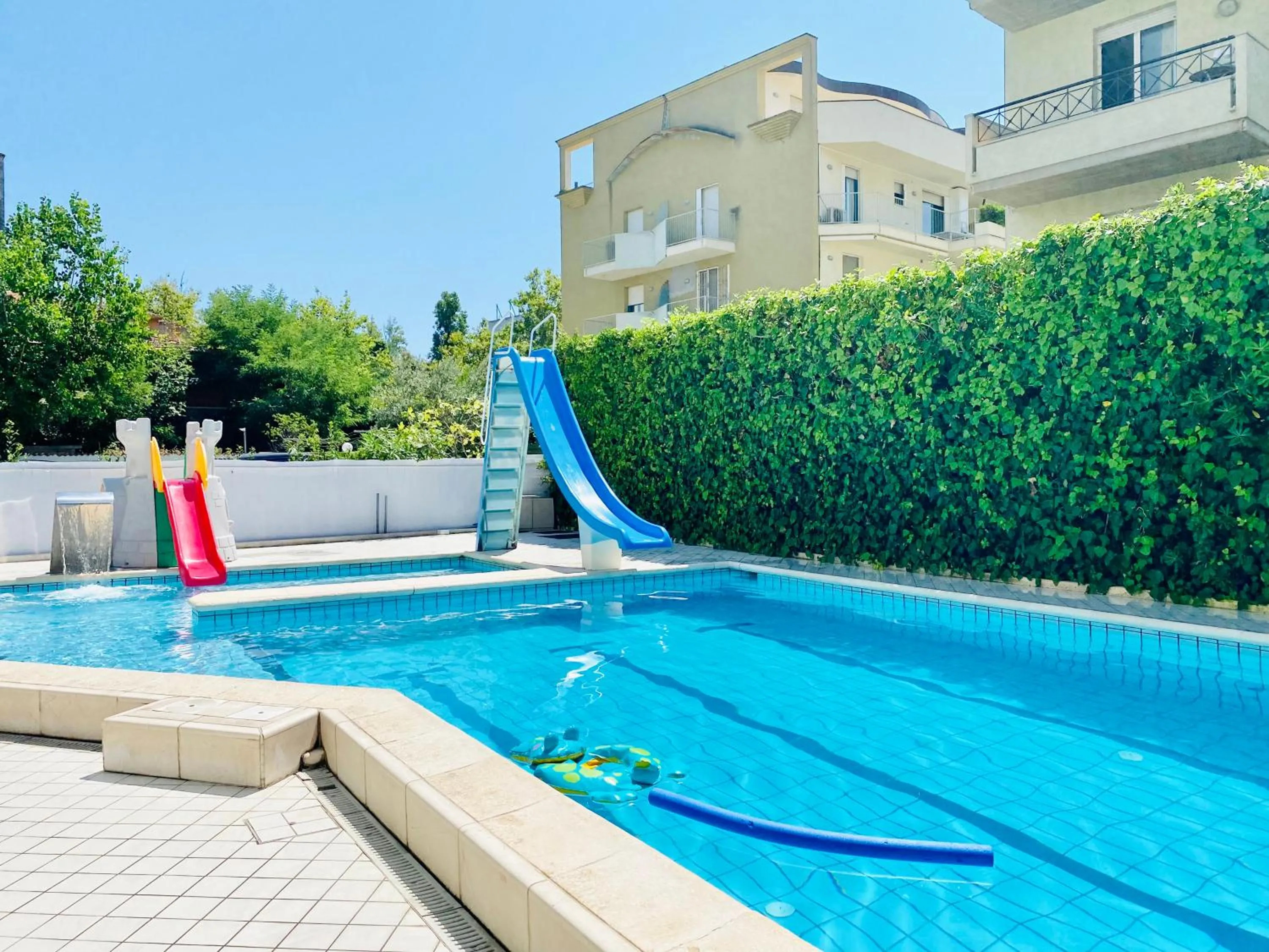 Pool view in Noha Suite Hotel