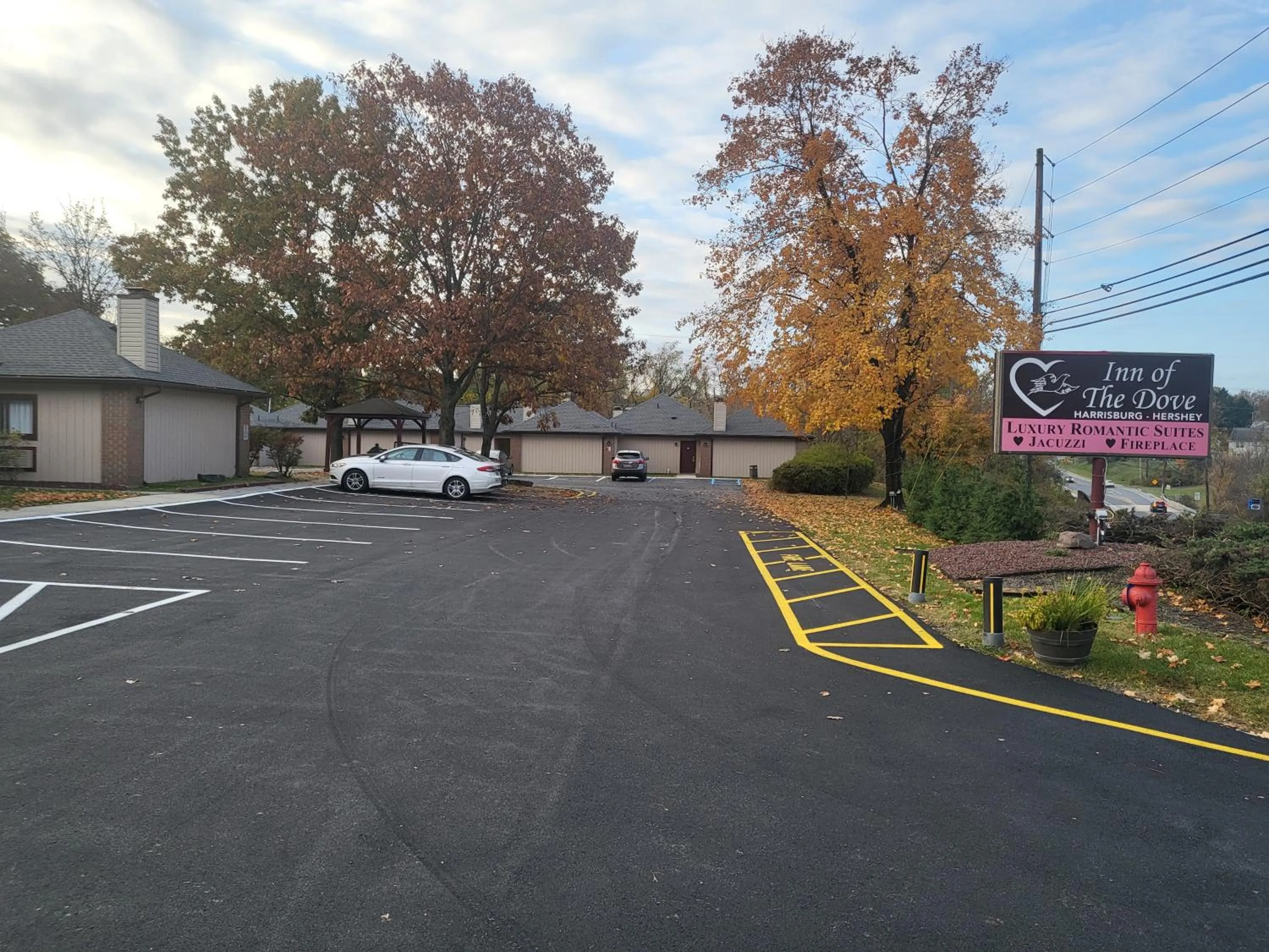 Location in Inn of the Dove Harrisburg-Hershey Romantic Suites