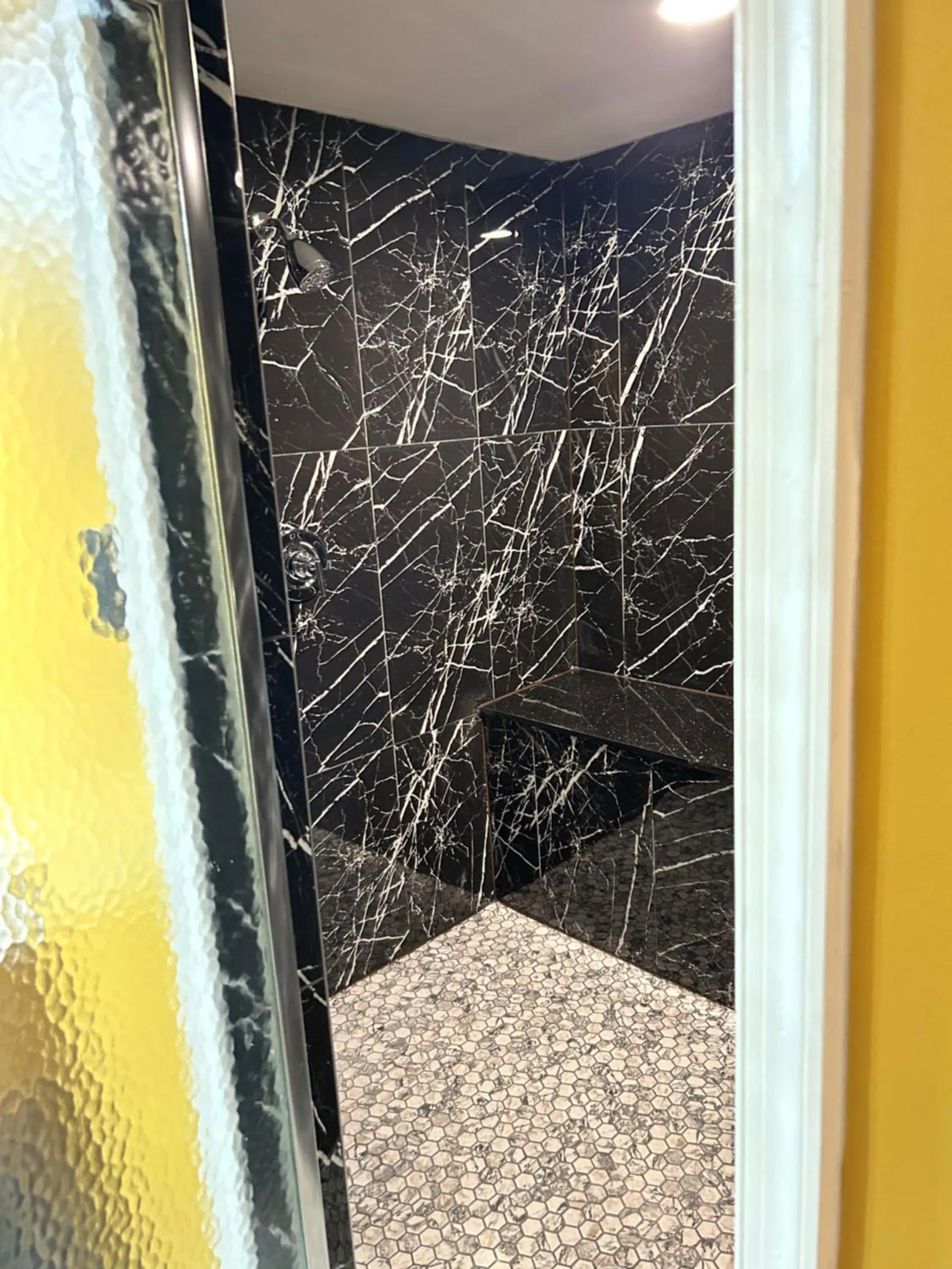 Shower in Inn of the Dove Harrisburg-Hershey Romantic Suites