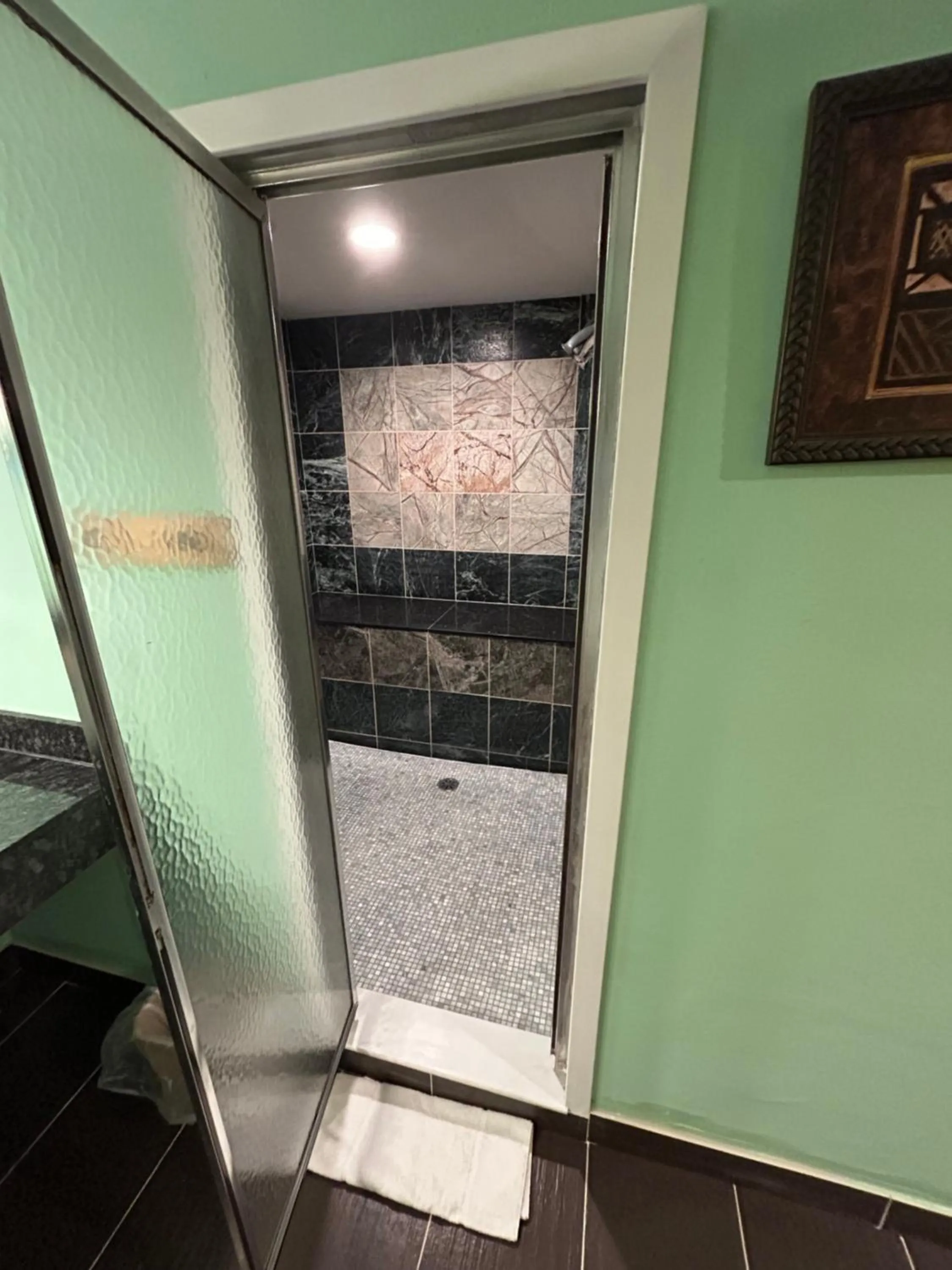 Shower in Inn of the Dove Harrisburg-Hershey Romantic Suites