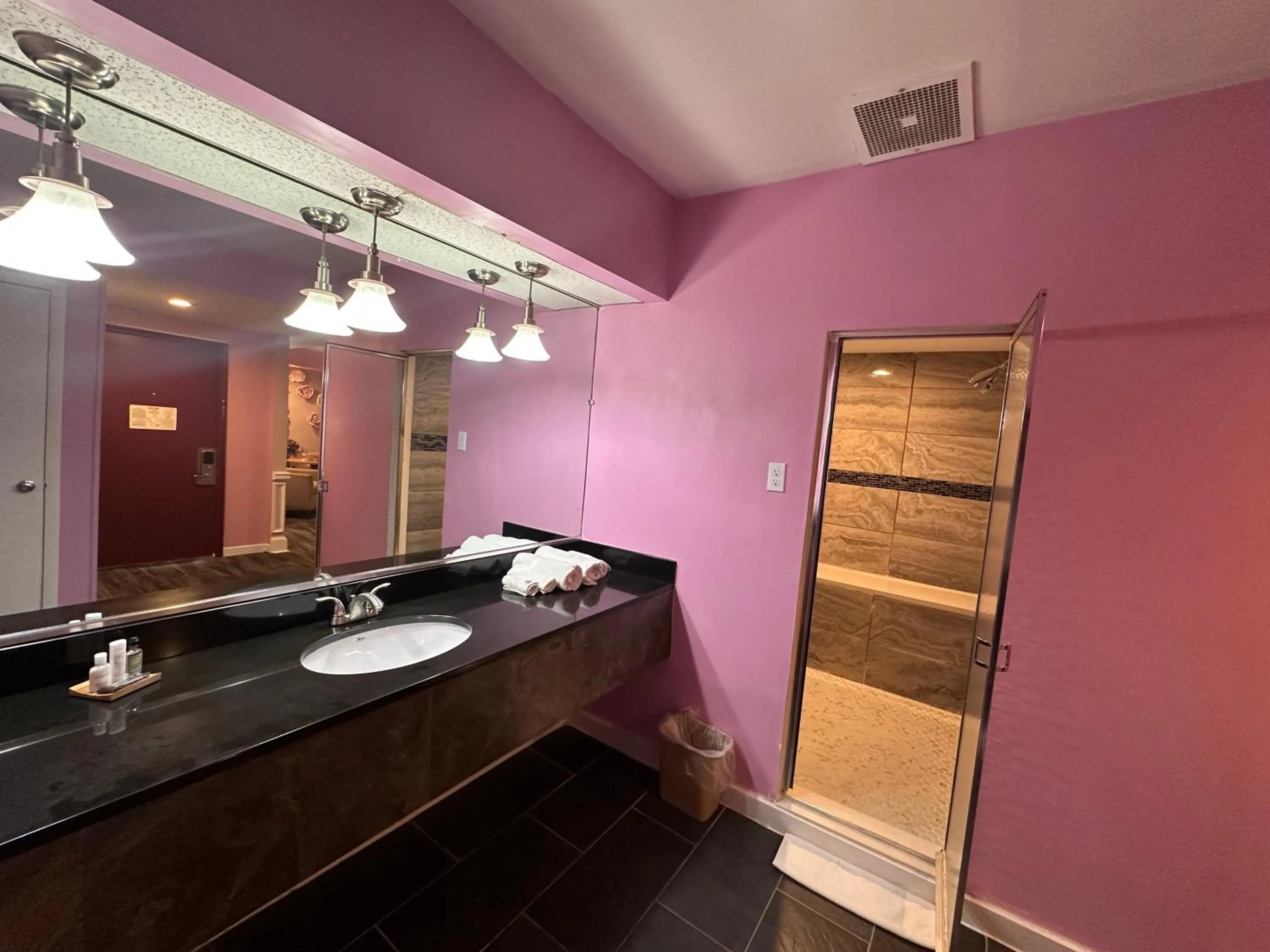 Bathroom in Inn of the Dove Harrisburg-Hershey Romantic Suites