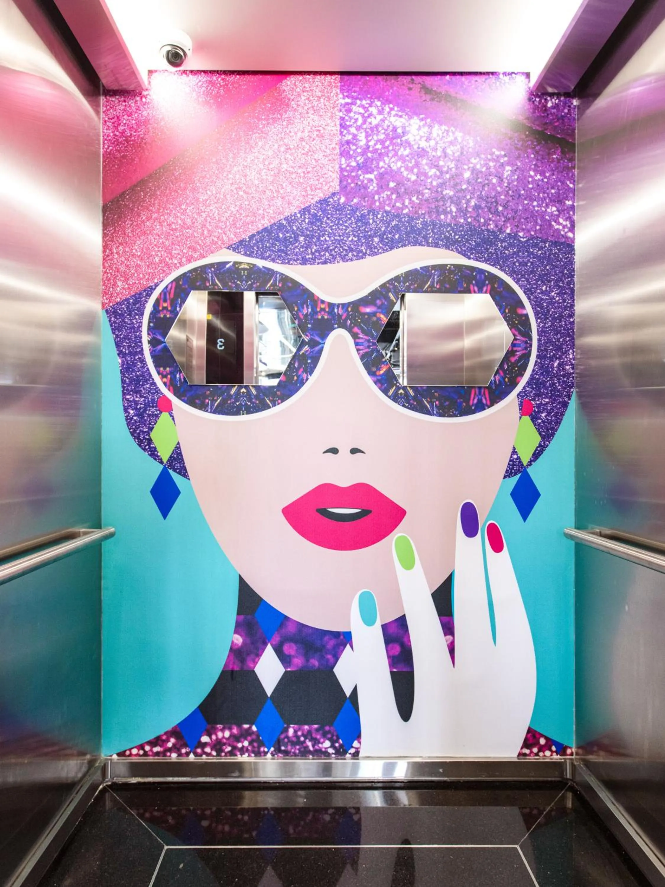 elevator in SOJO Hotel Lao Cai