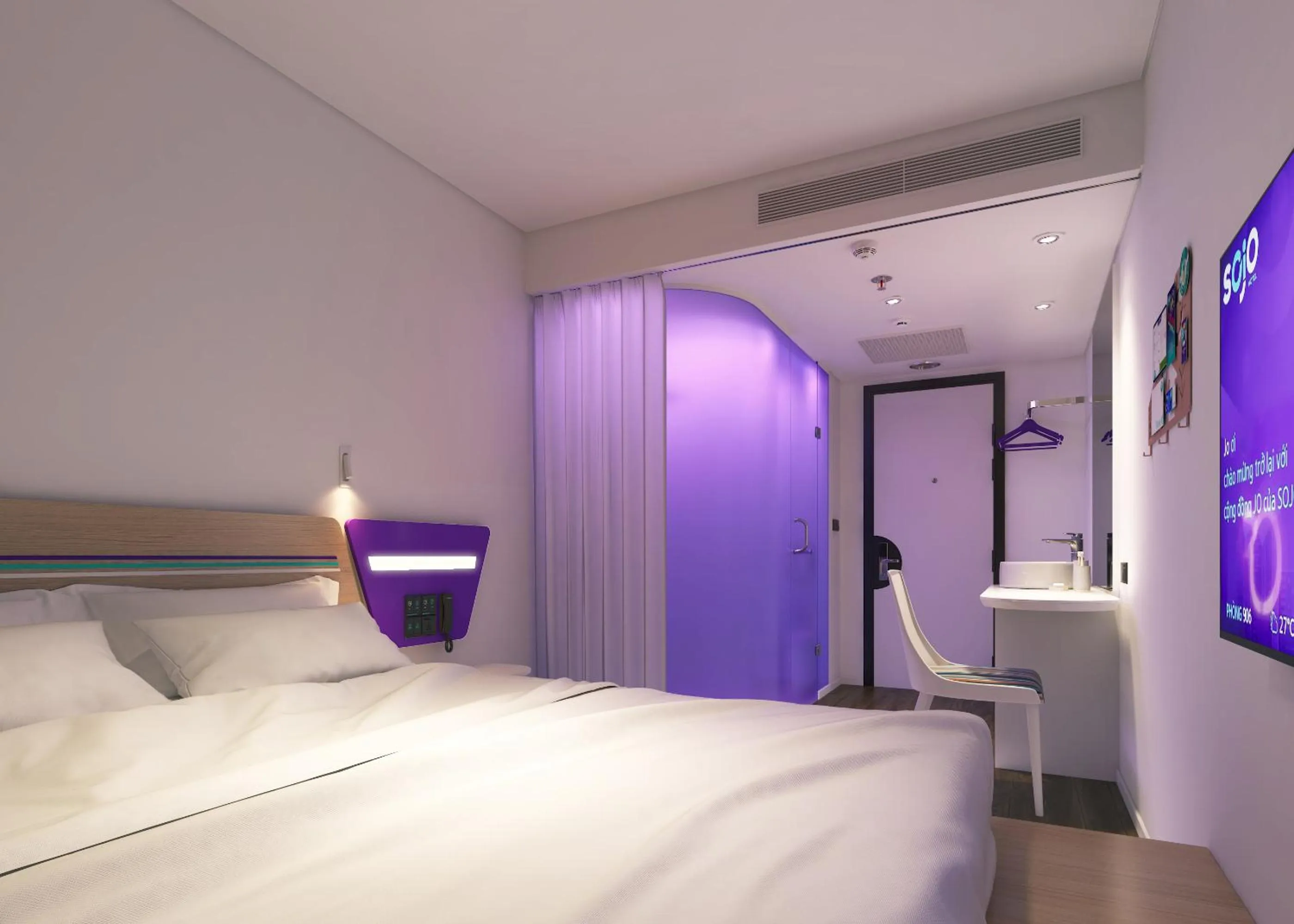 Bedroom, Bed in SOJO Hotel Lao Cai