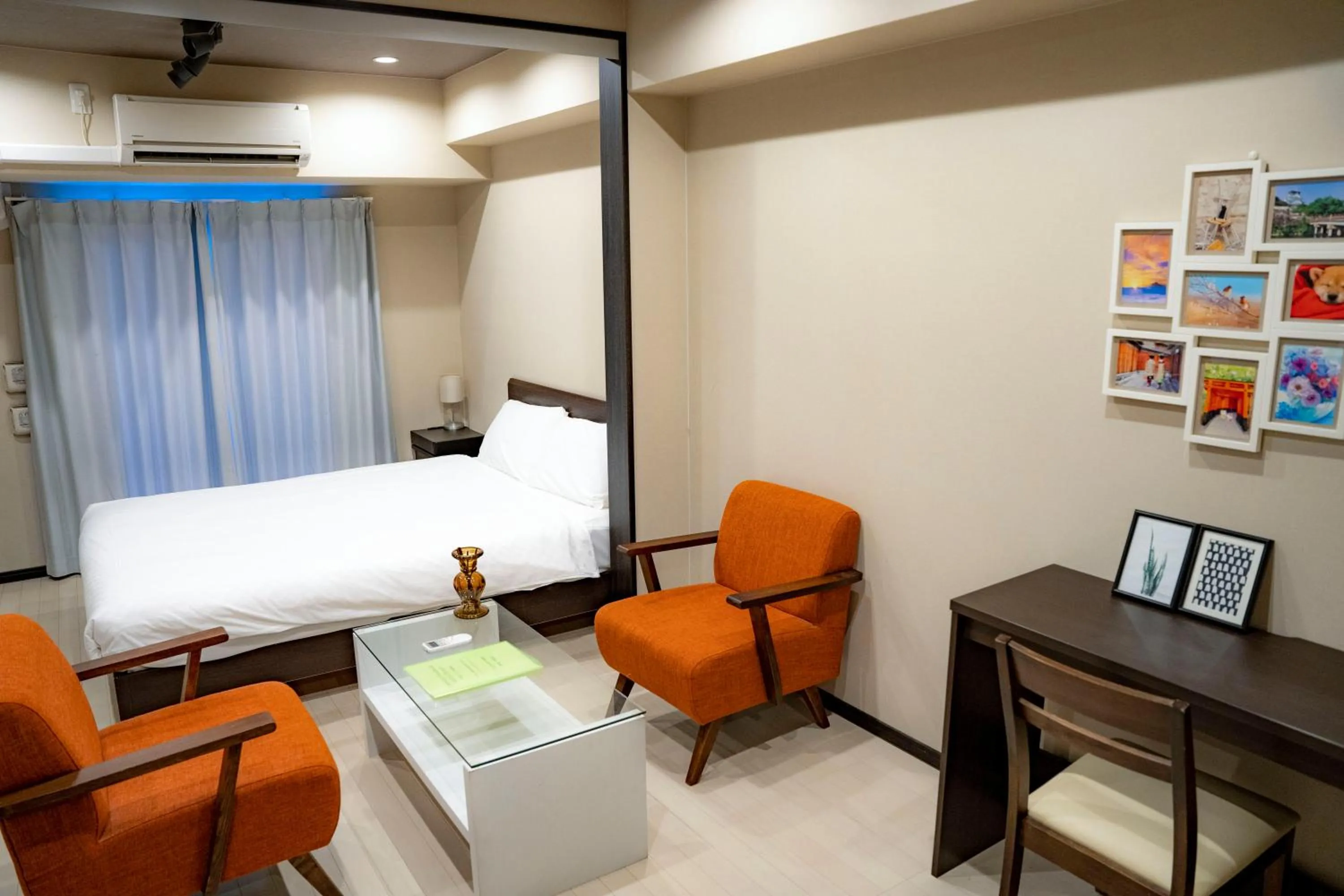 Bedroom, Bed in Sakimoto Residence Namba Minami