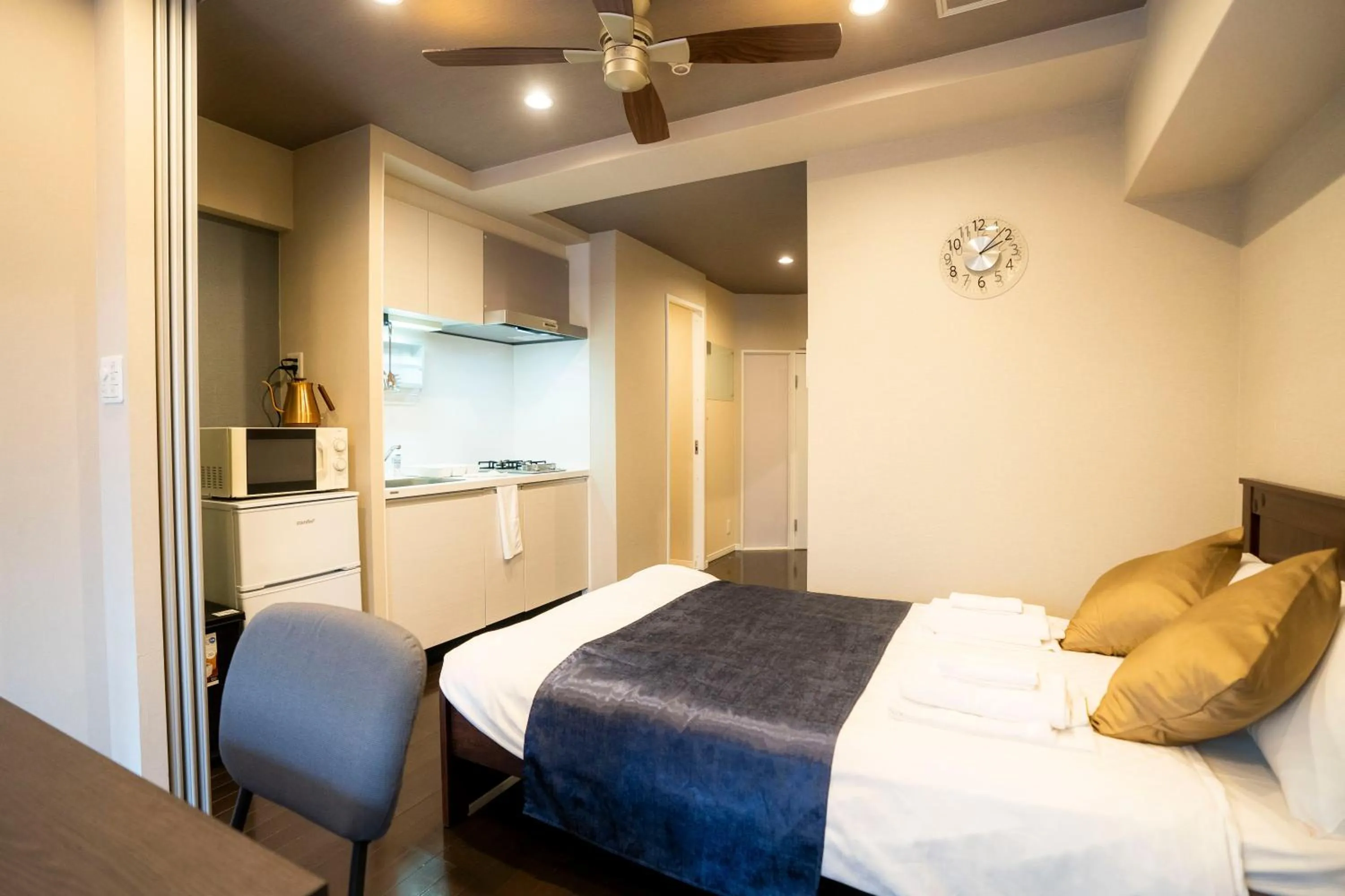 Bed in Sakimoto Residence Namba Minami