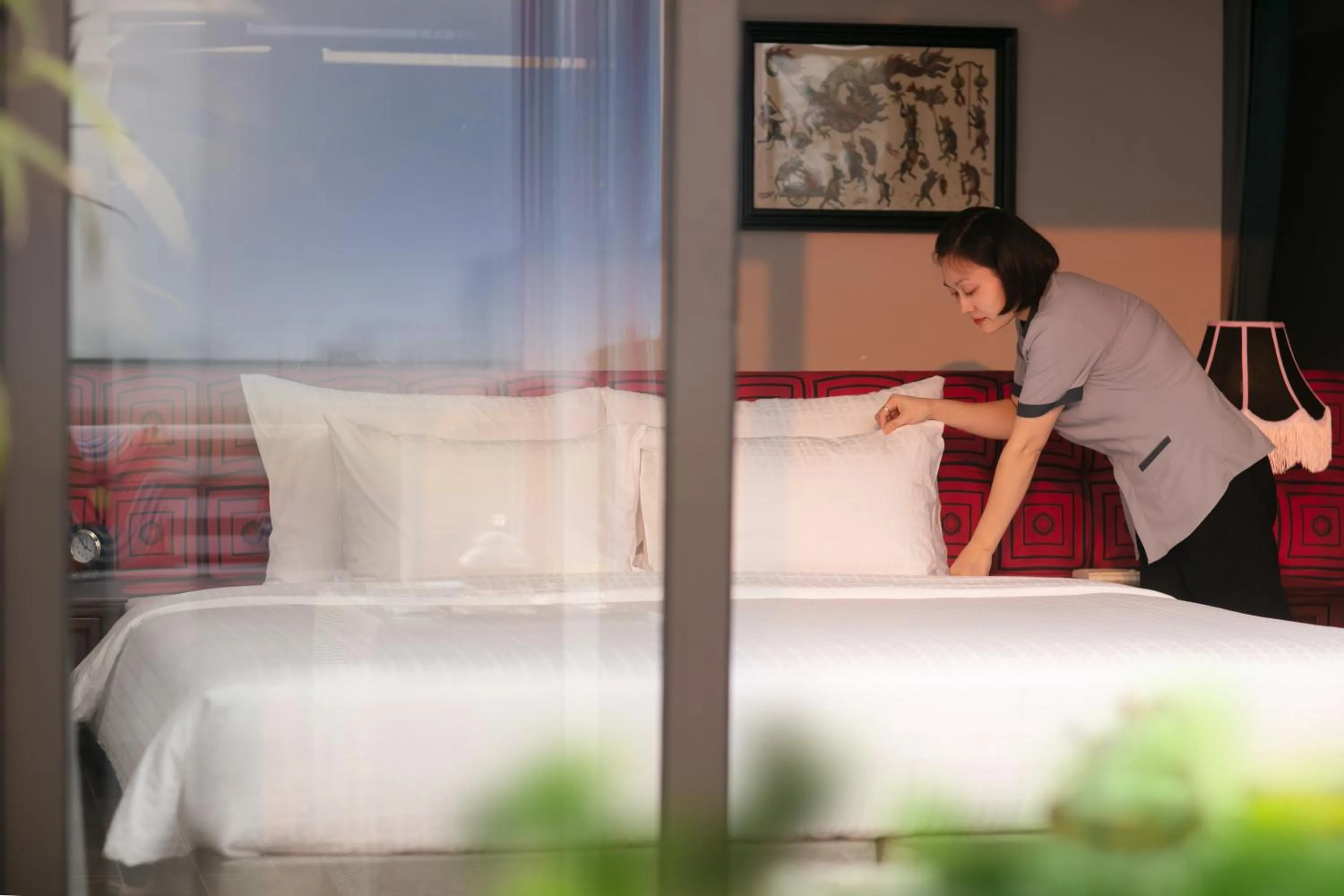 Bedroom, Bed in HOTEL du LAC Hanoi