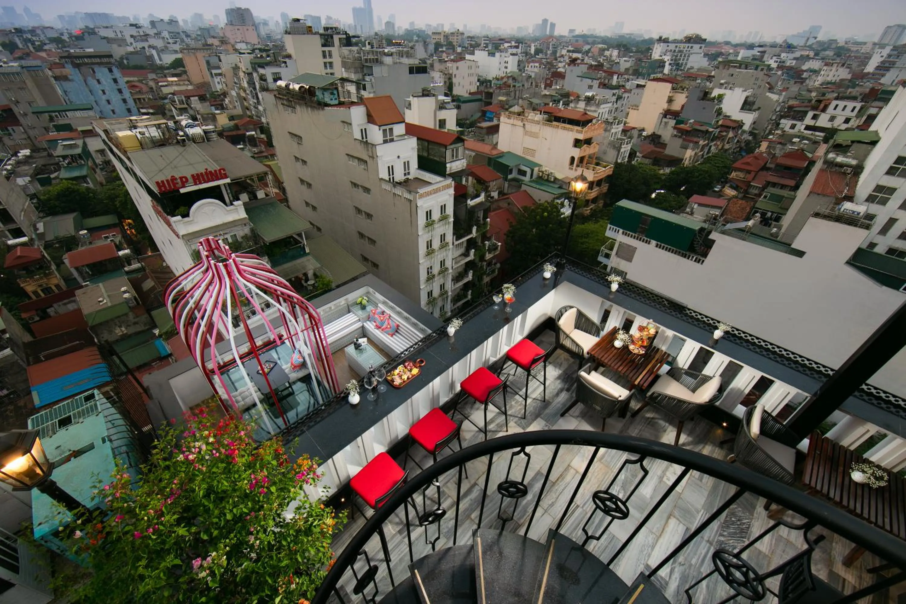 Balcony/Terrace in HOTEL du LAC Hanoi