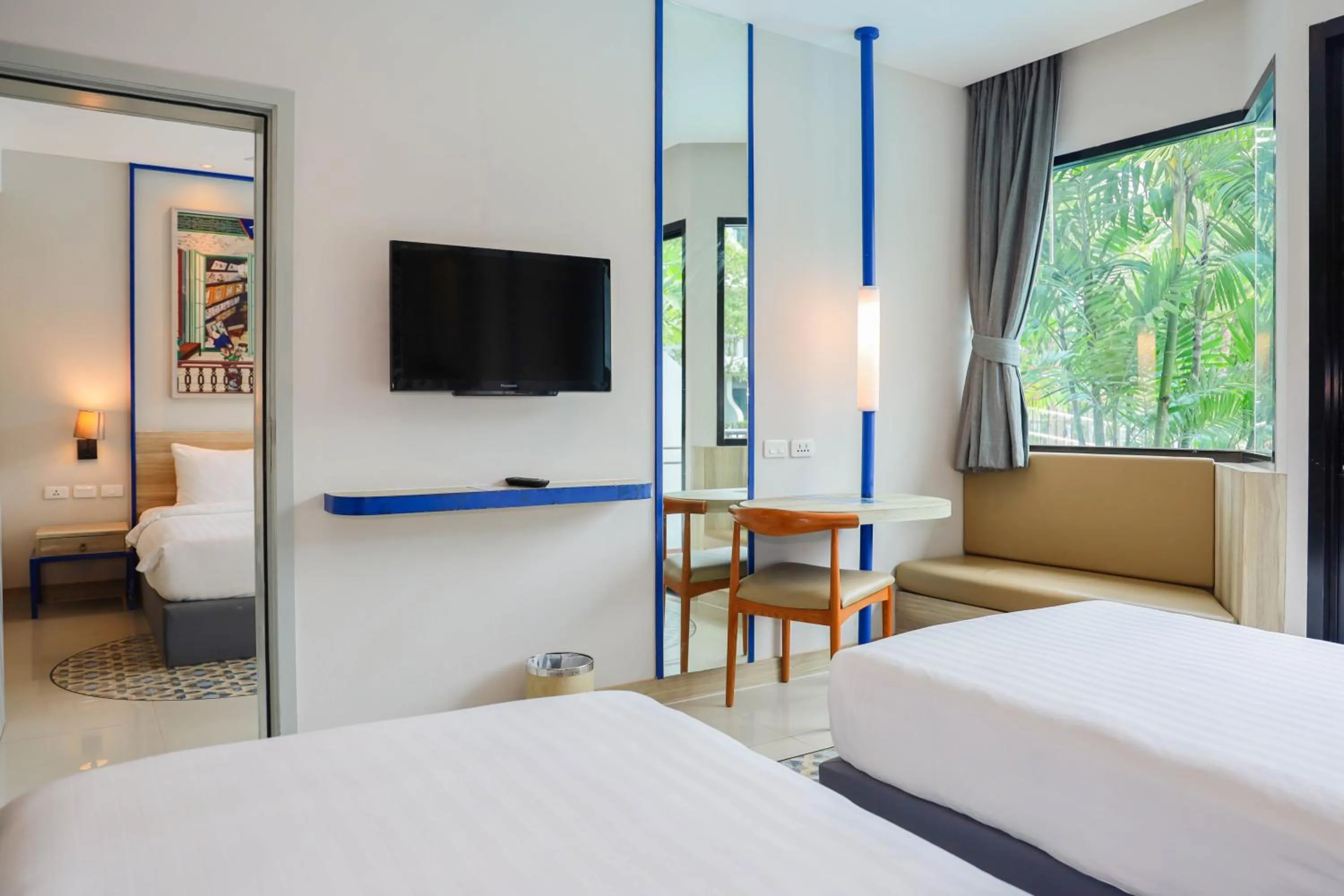 Bedroom, Bed in Holiday Style Ao Nang Beach Resort, Krabi