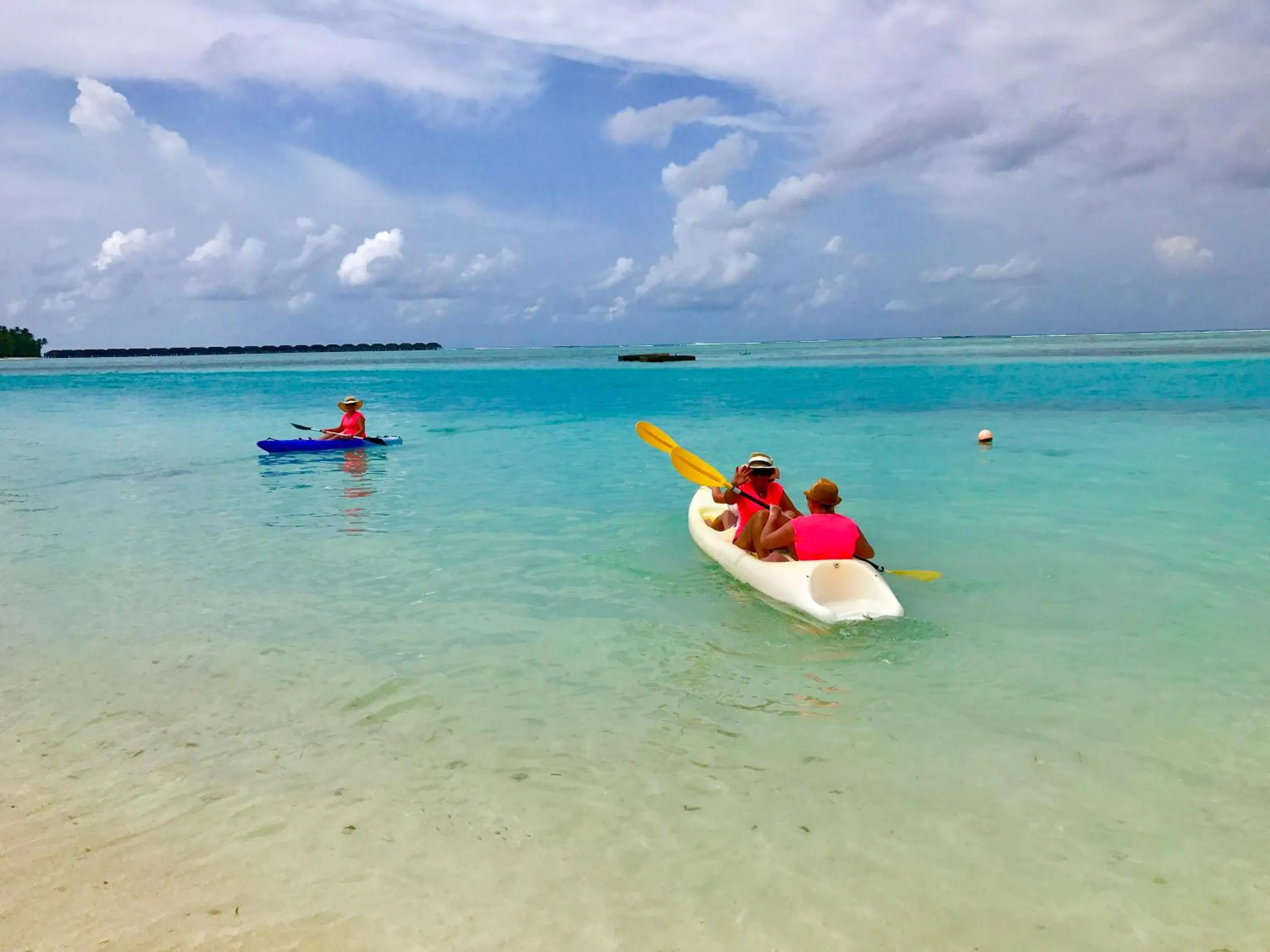 Canoeing in Bibee Maldives