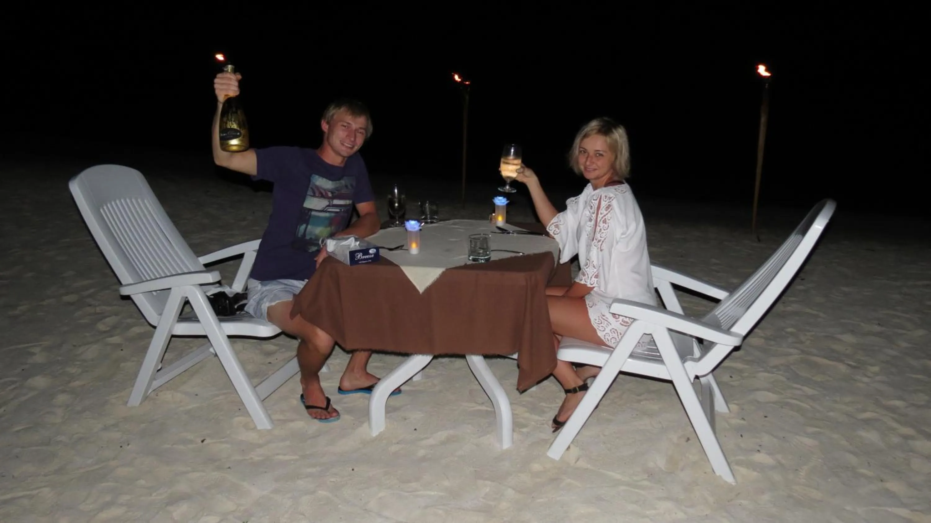 Night in Bibee Maldives