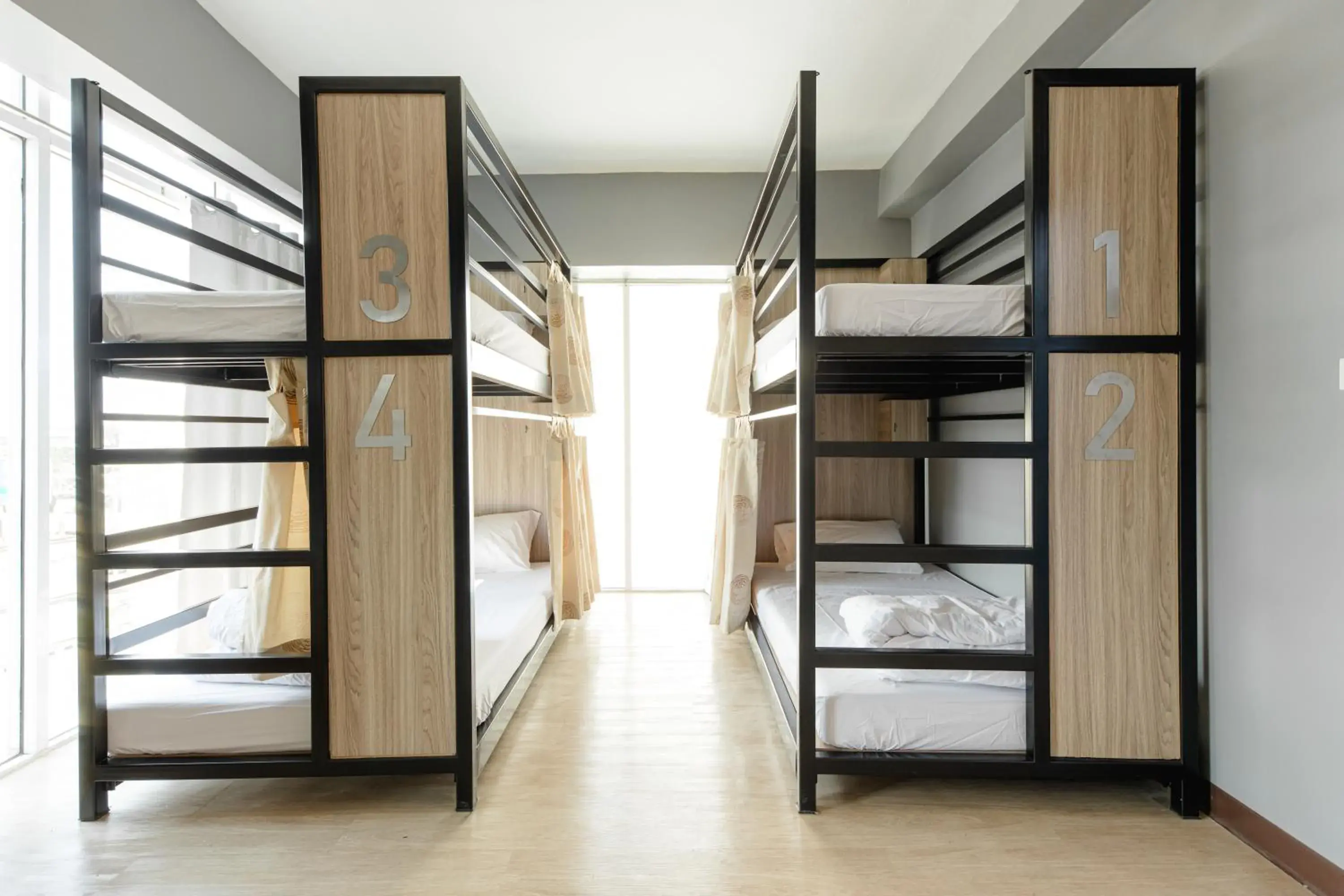 Private four bed Dormitory with Shared Bathroom in SLEEP TO FLY HOTEL & HOSTEL suvarnabhumi airport Private four bed Dormitory with Shared Bathroom in SLEEP TO FLY HOTEL & HOSTEL suvarnabhumi airport