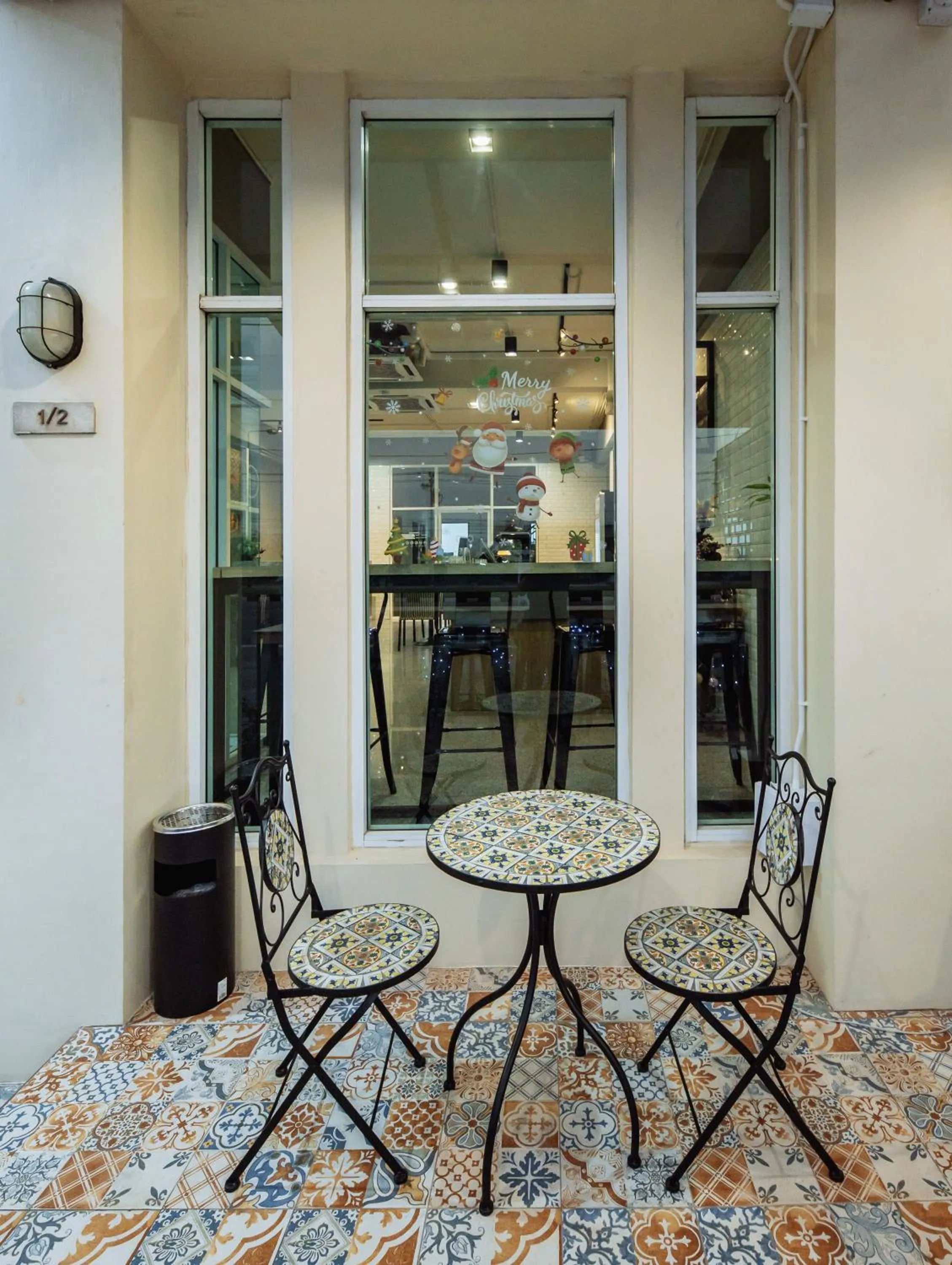 Patio in SLEEP TO FLY HOTEL & HOSTEL suvarnabhumi airport