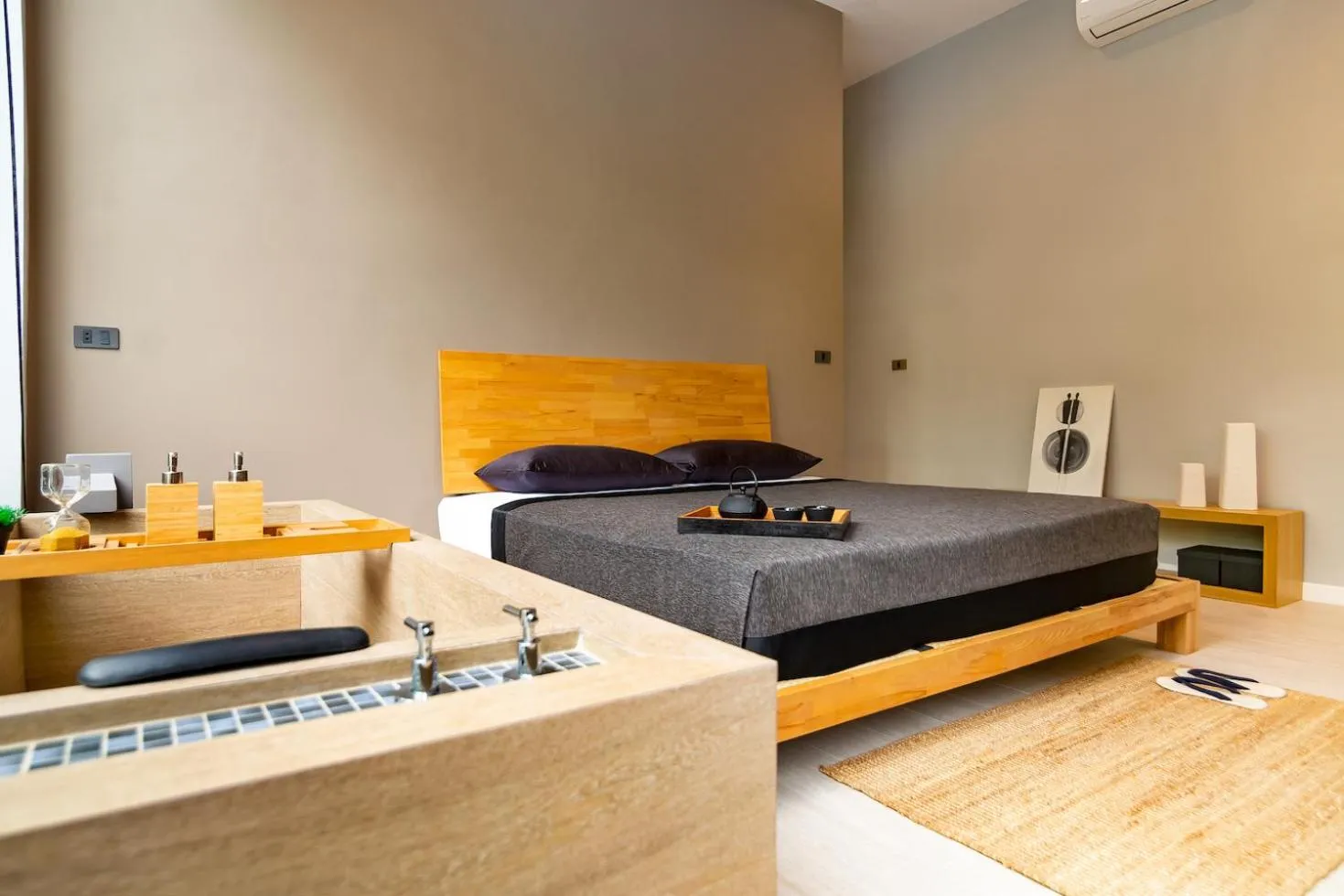 Bed in Villoft Zen Living Resort