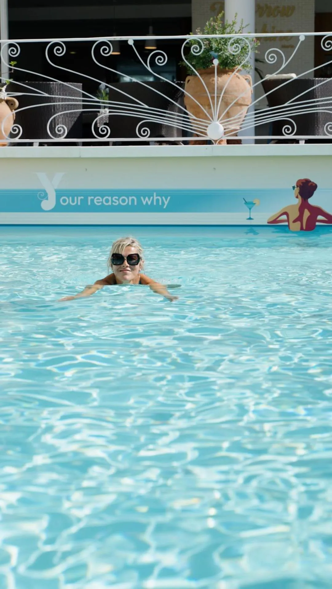 Pool view in Luxor Beach Boutique Hotel Cattolica