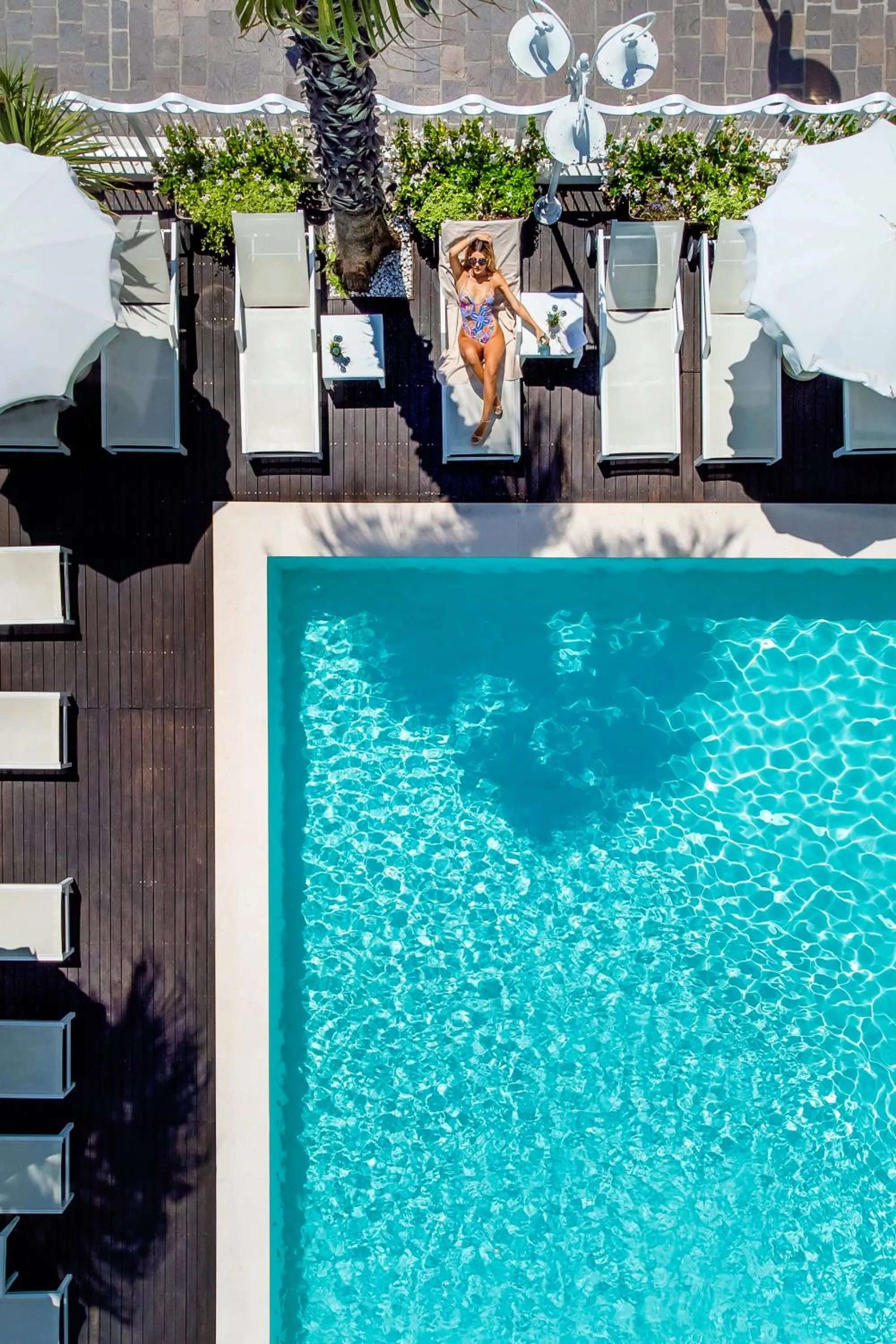 Pool view in Luxor Beach Boutique Hotel Cattolica