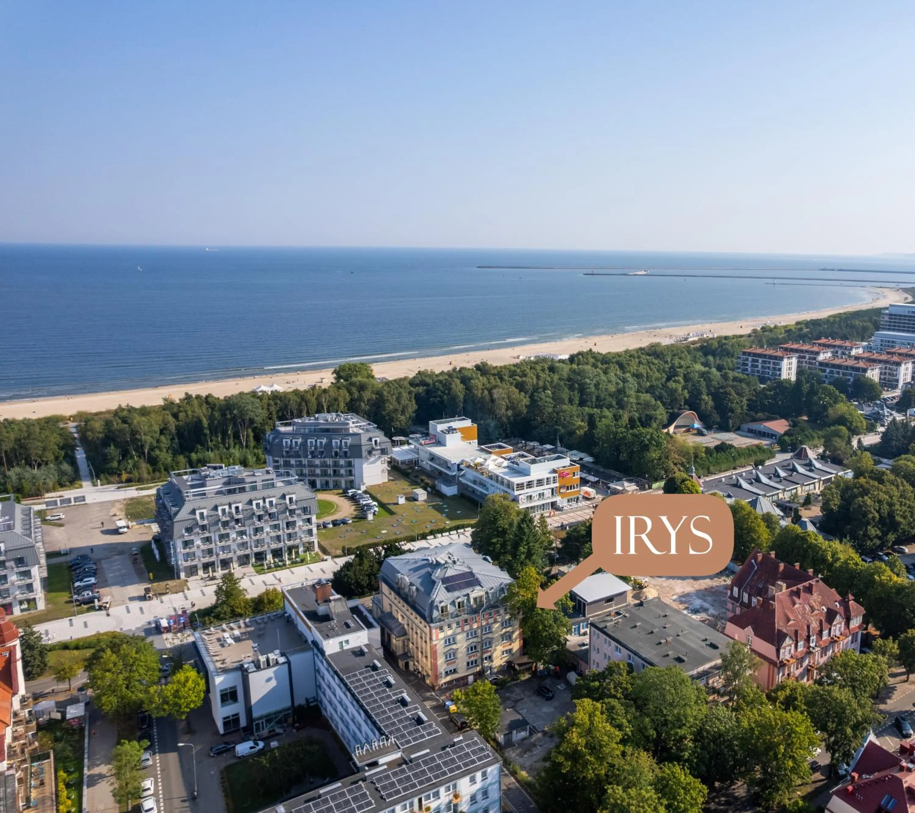 Property building in Irys Boutique Residence - przy plaży