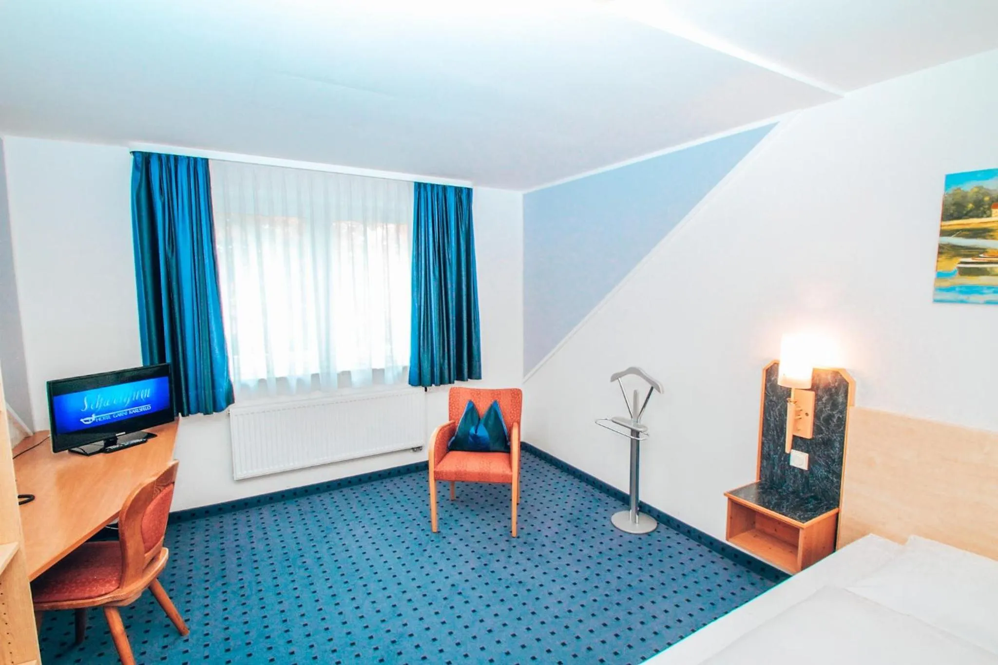 TV and multimedia, Bed in Hotel Schwertfirm