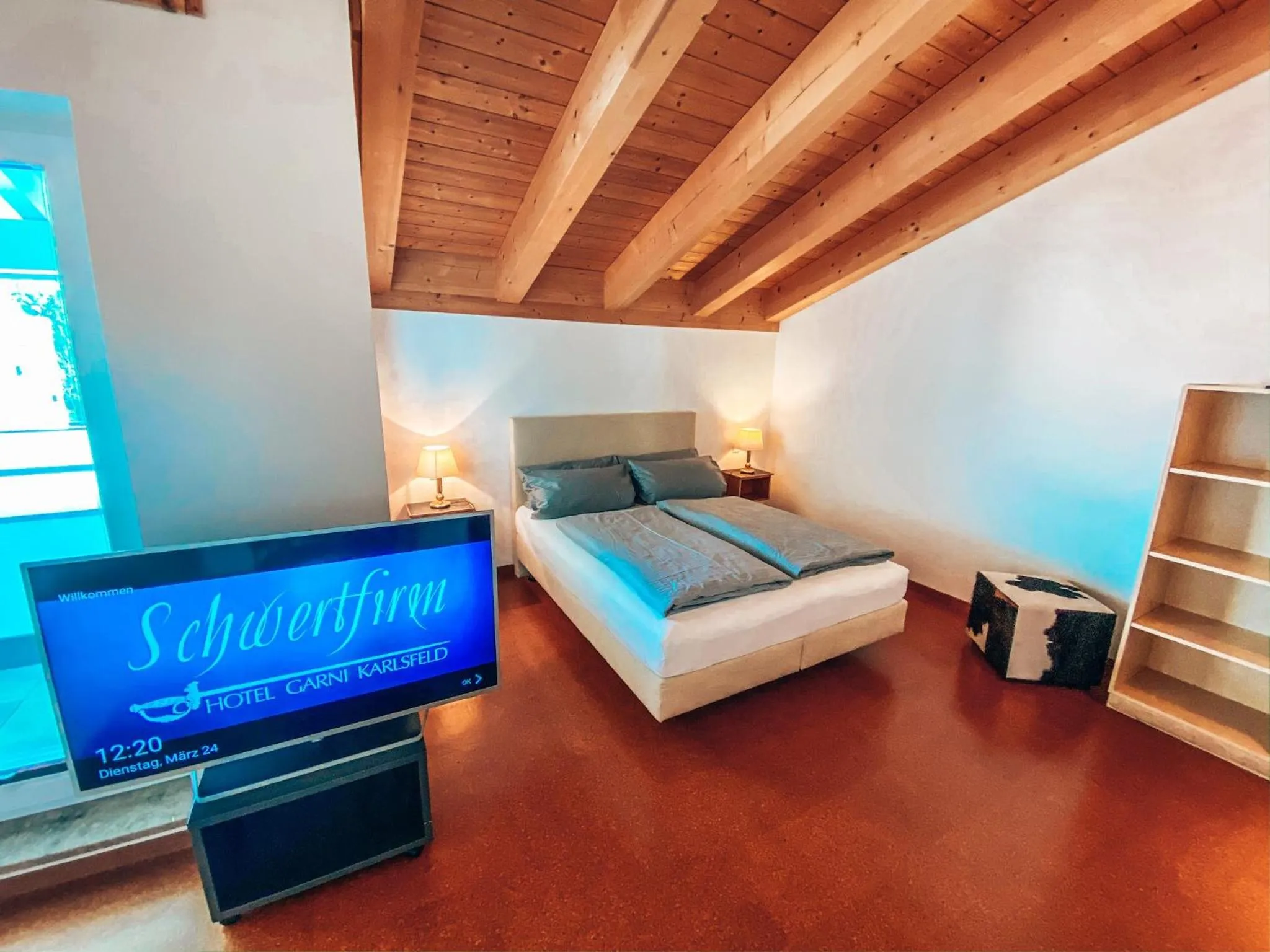 Photo of the whole room, Bed in Hotel Schwertfirm