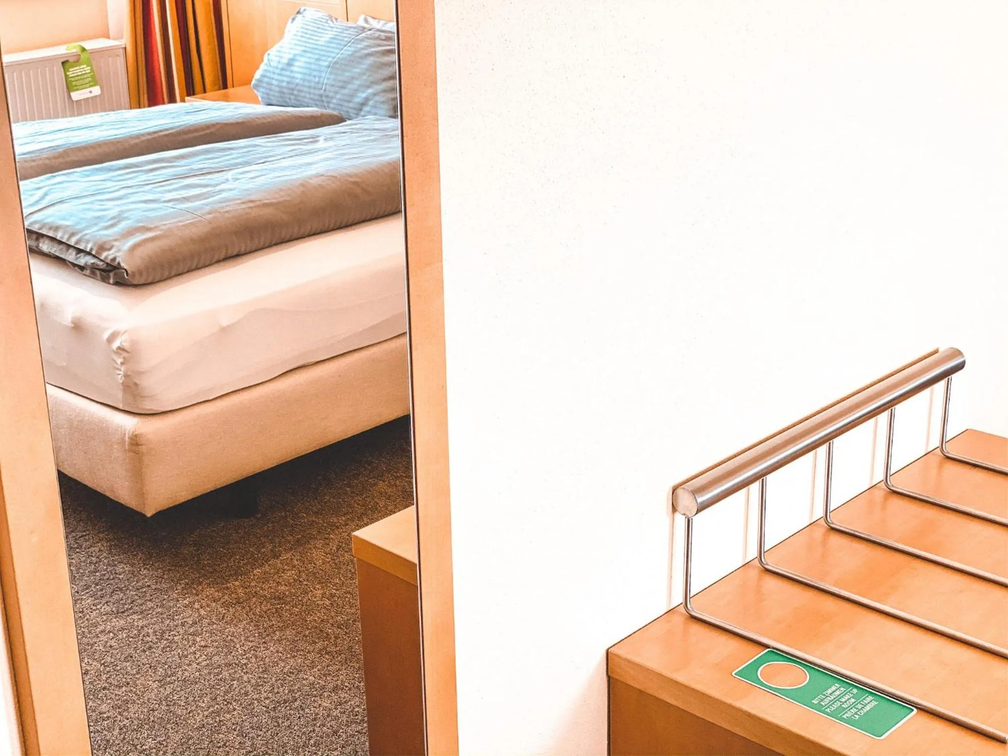 Bed in Hotel Schwertfirm