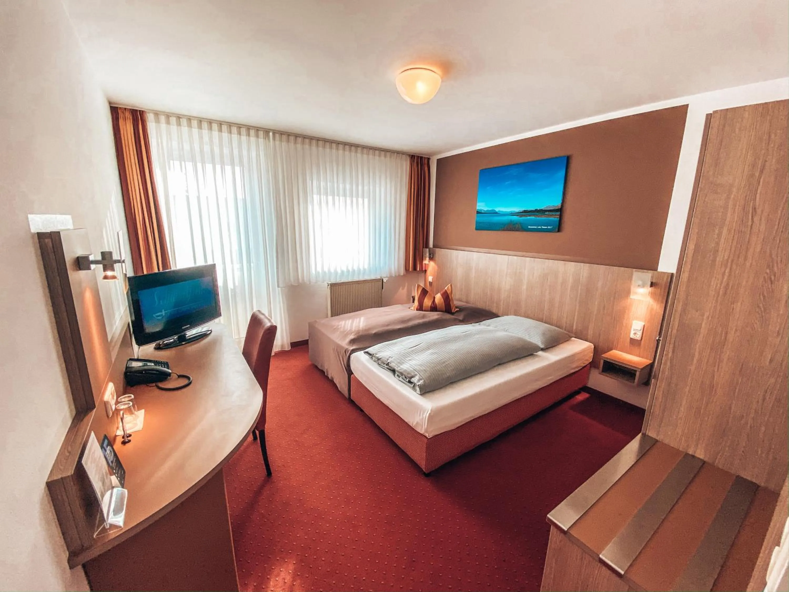 Photo of the whole room, Bed in Hotel Schwertfirm