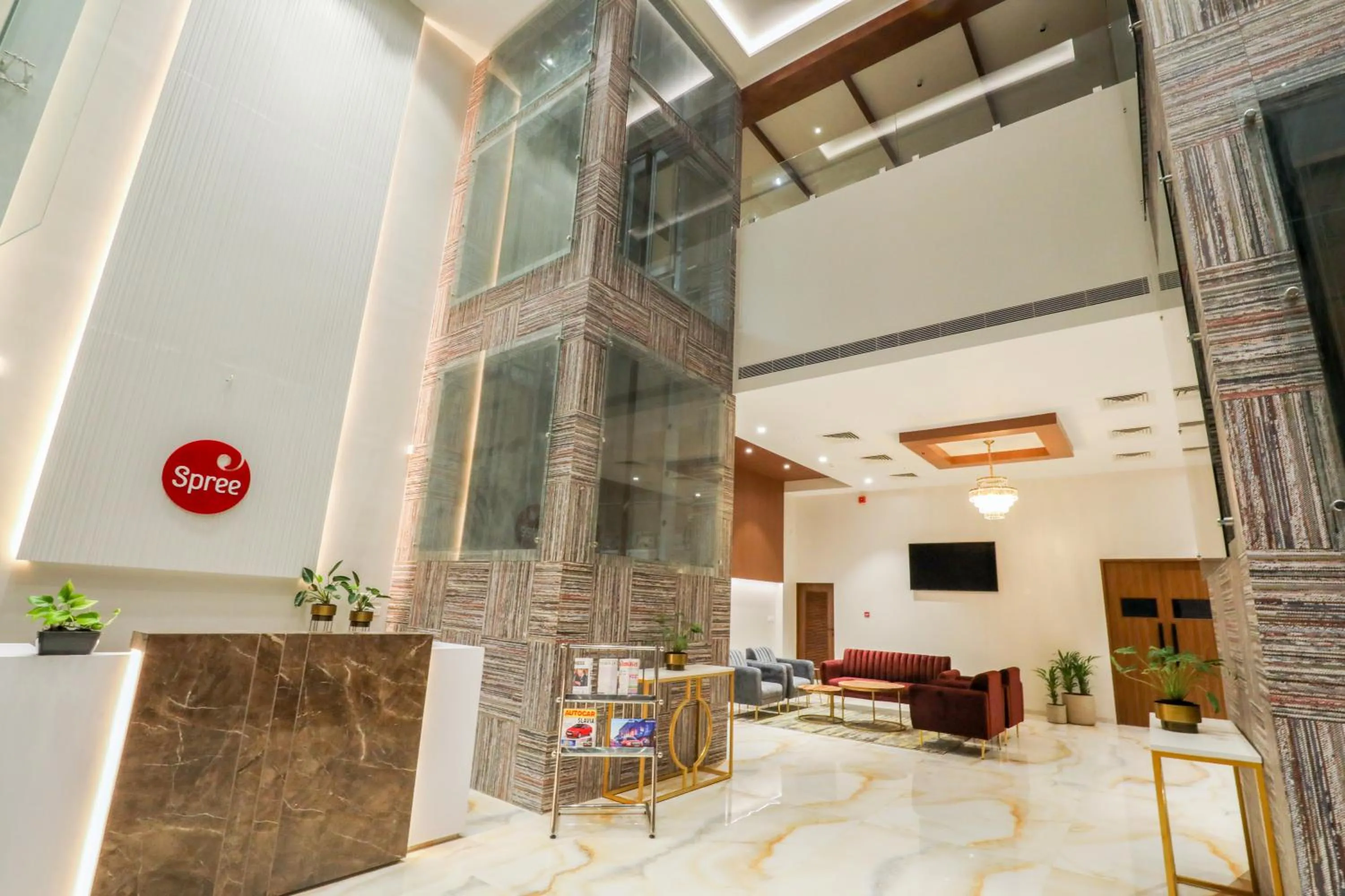 Lobby or reception in Spree Hotel Aurangabad