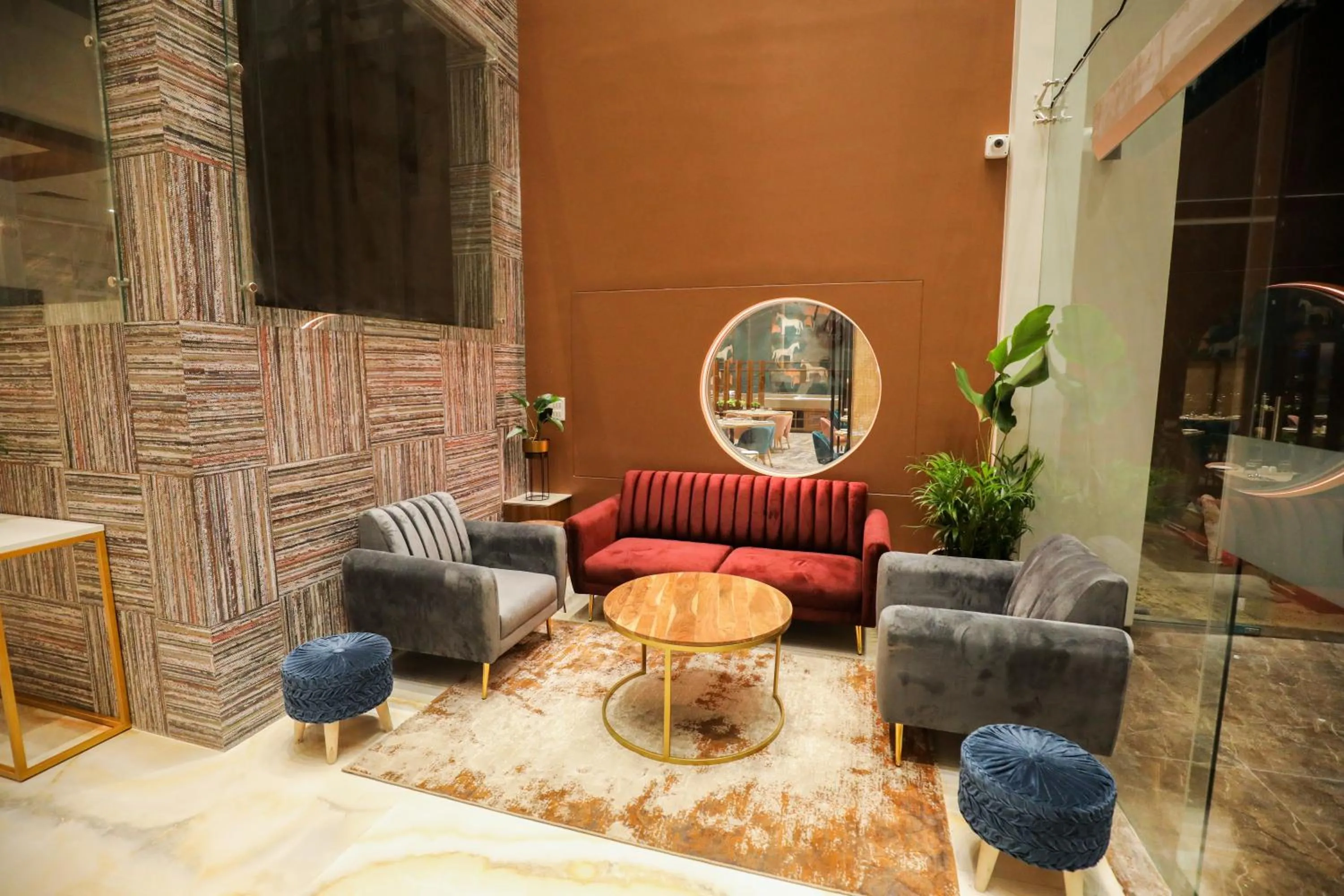 Seating area in Spree Hotel Aurangabad