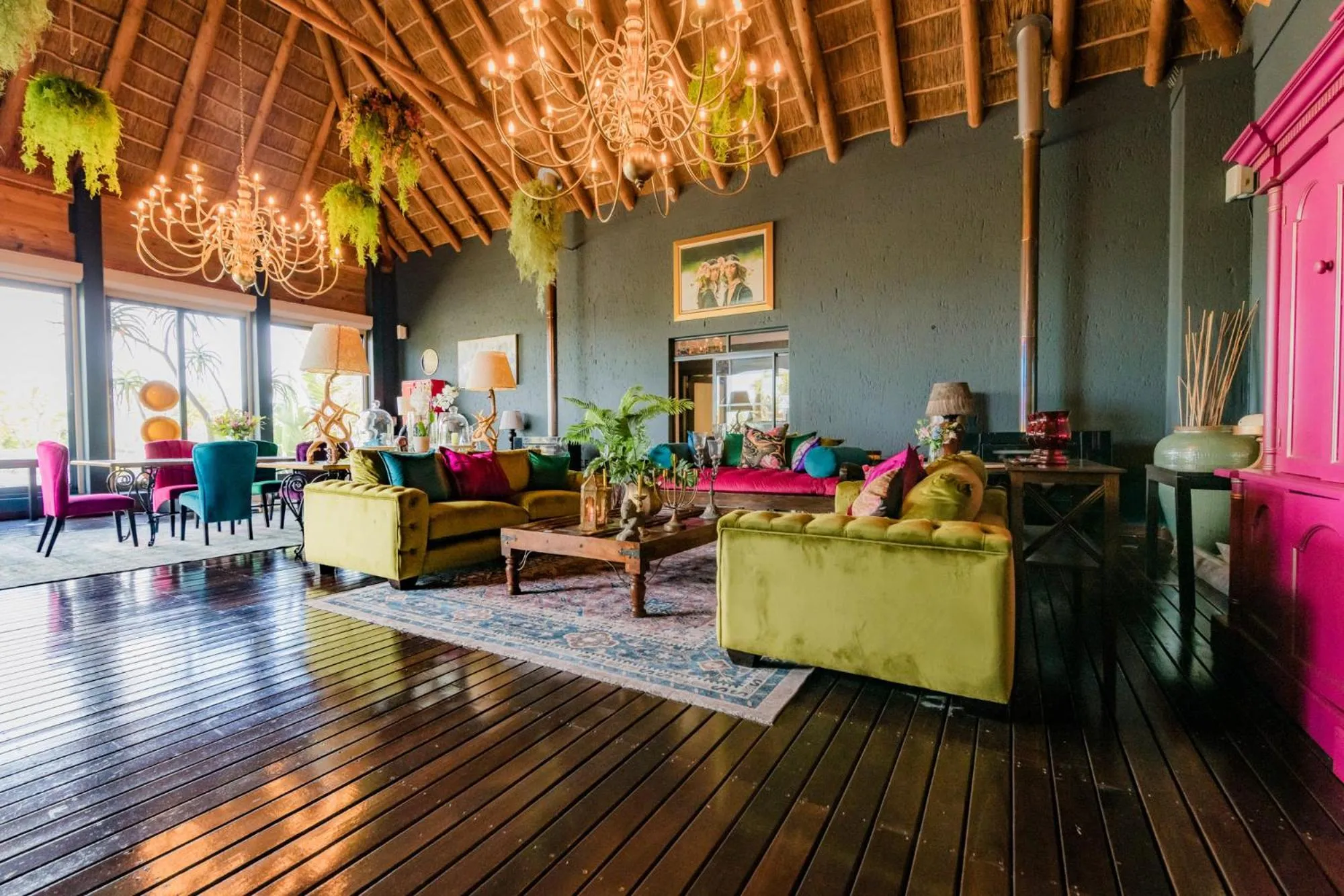 Living room in SW1 Lodge