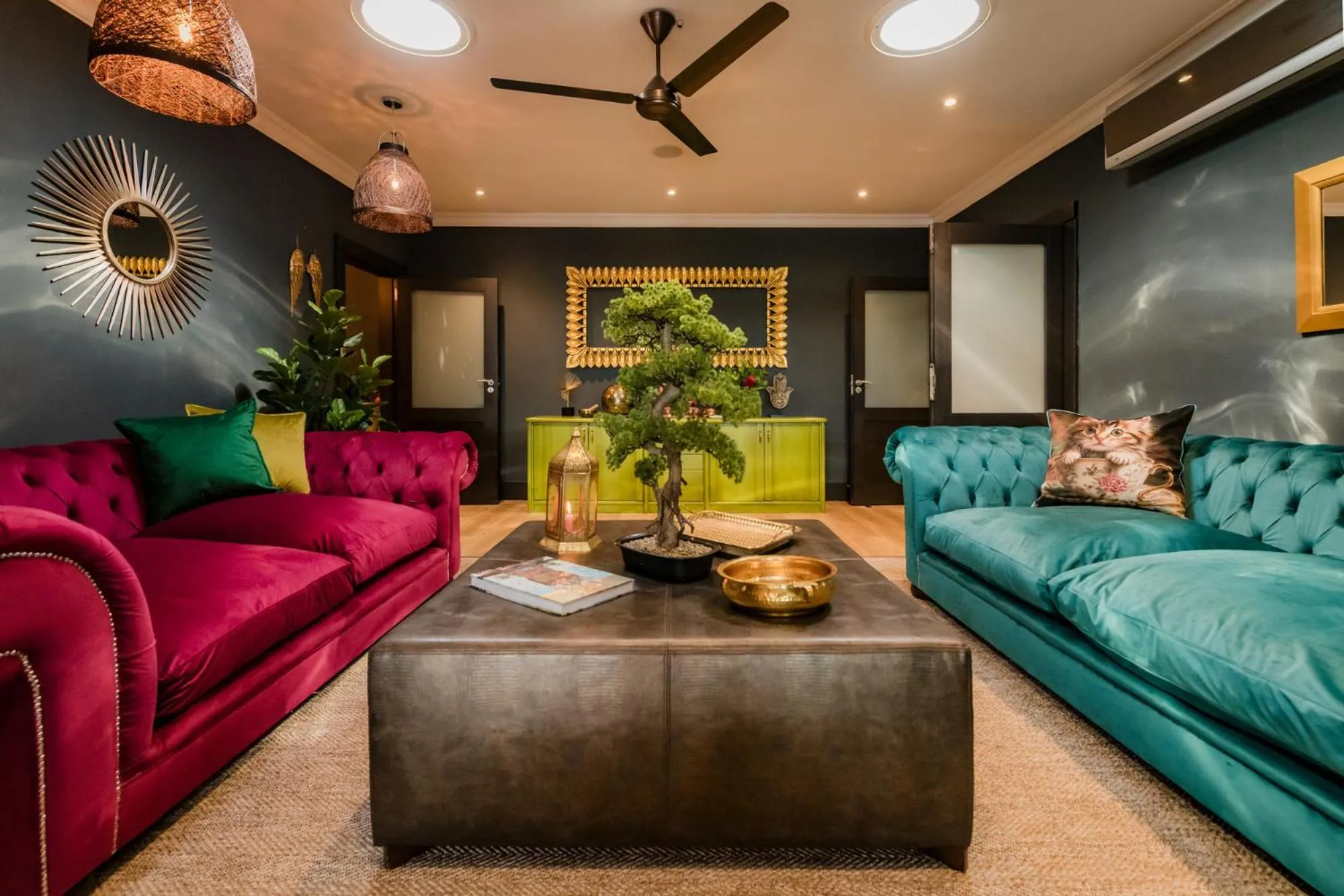 Living room in SW1 Lodge