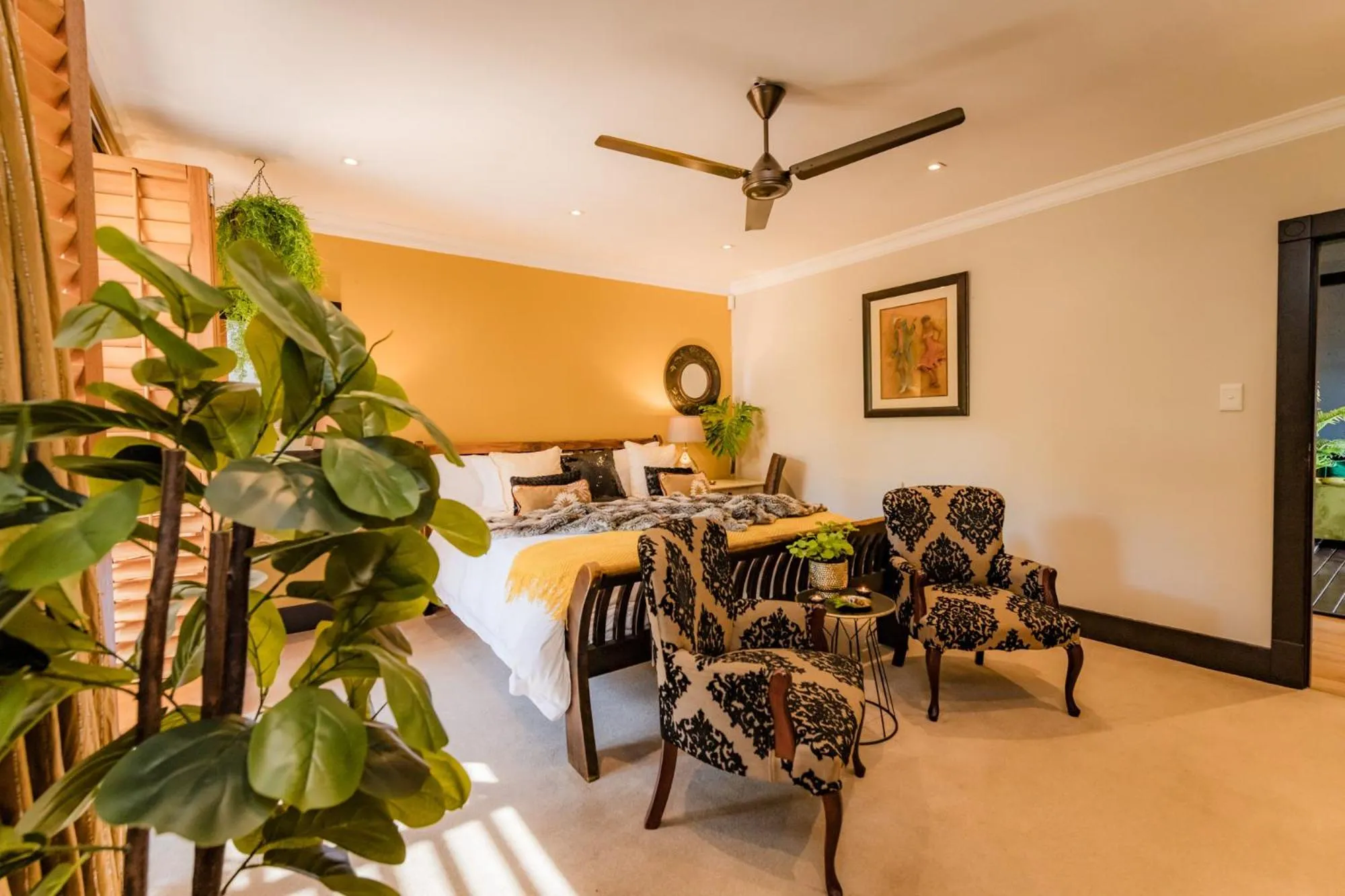 Seating area in SW1 Lodge