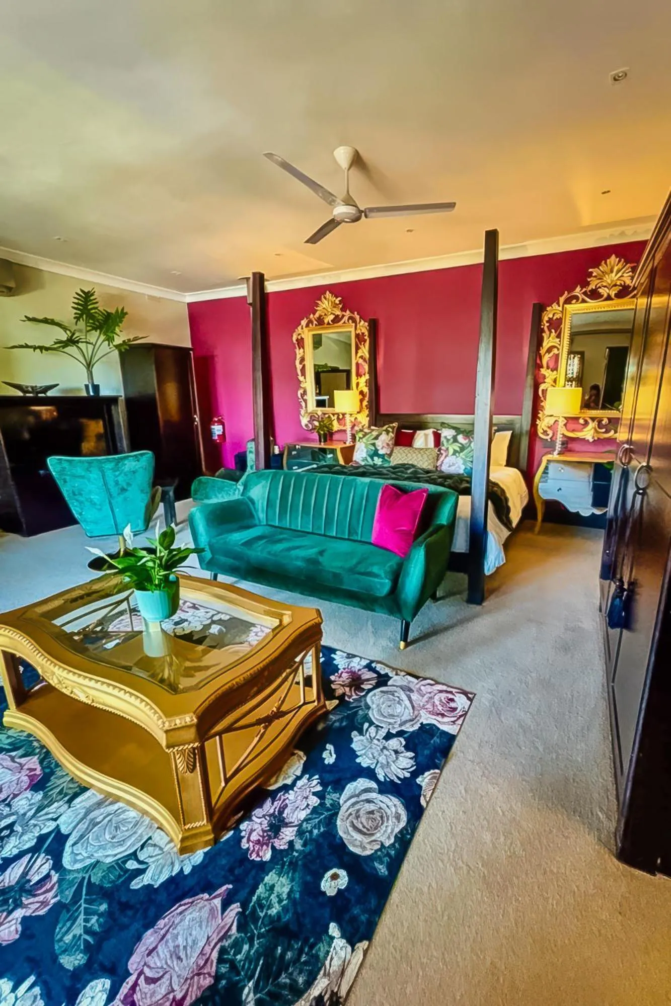 Seating area in SW1 Lodge