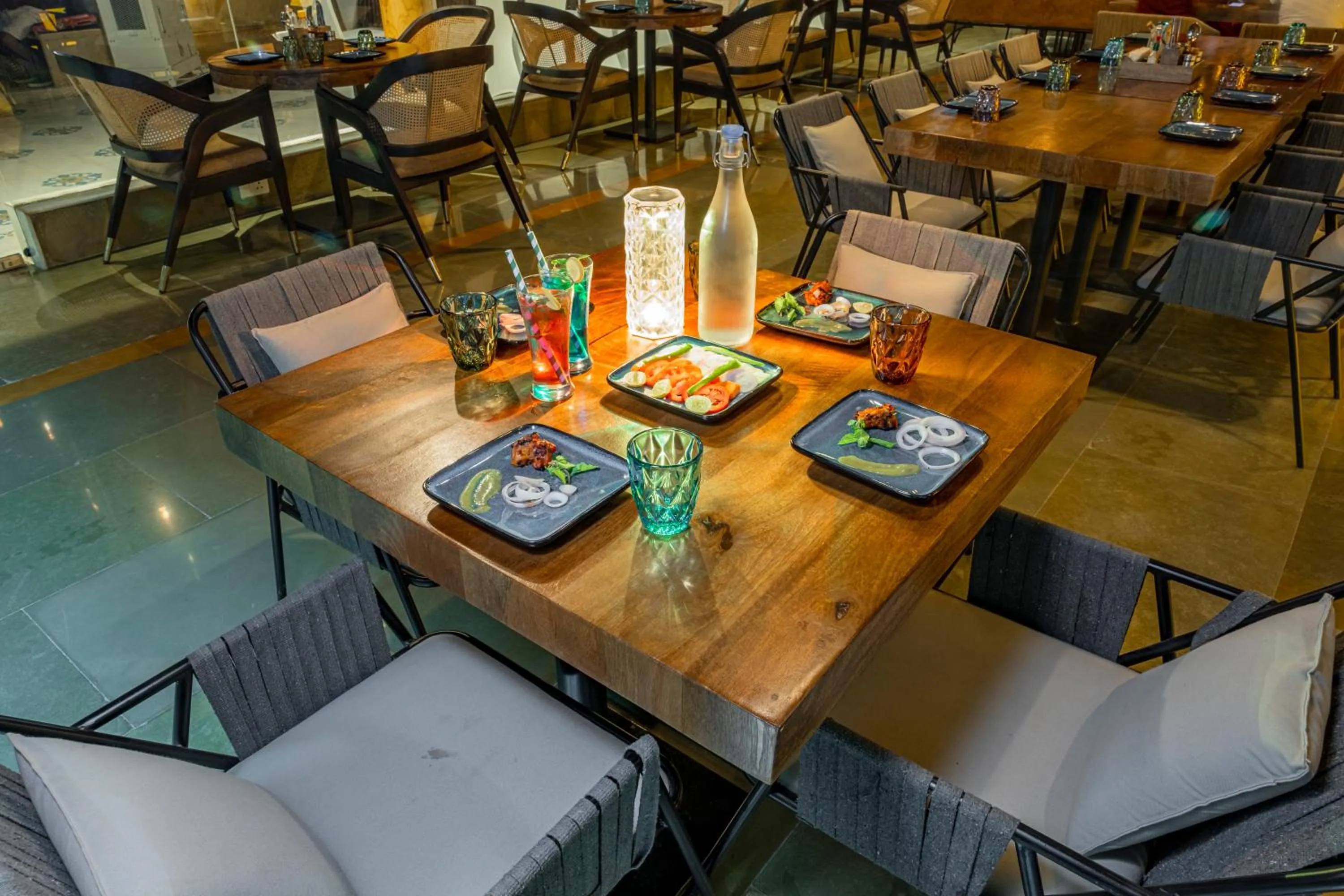 Dining area in Rupal Residency