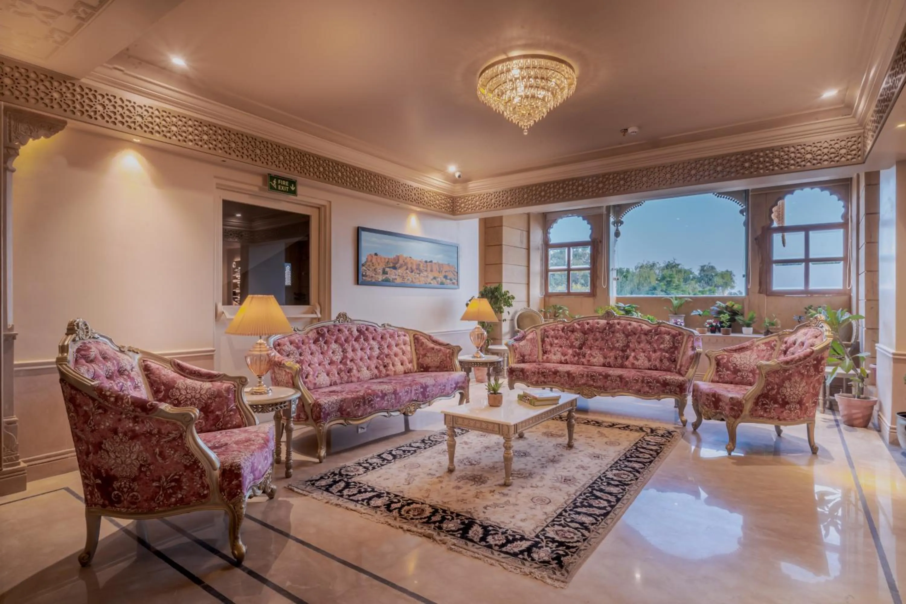 Living room in Rupal Residency