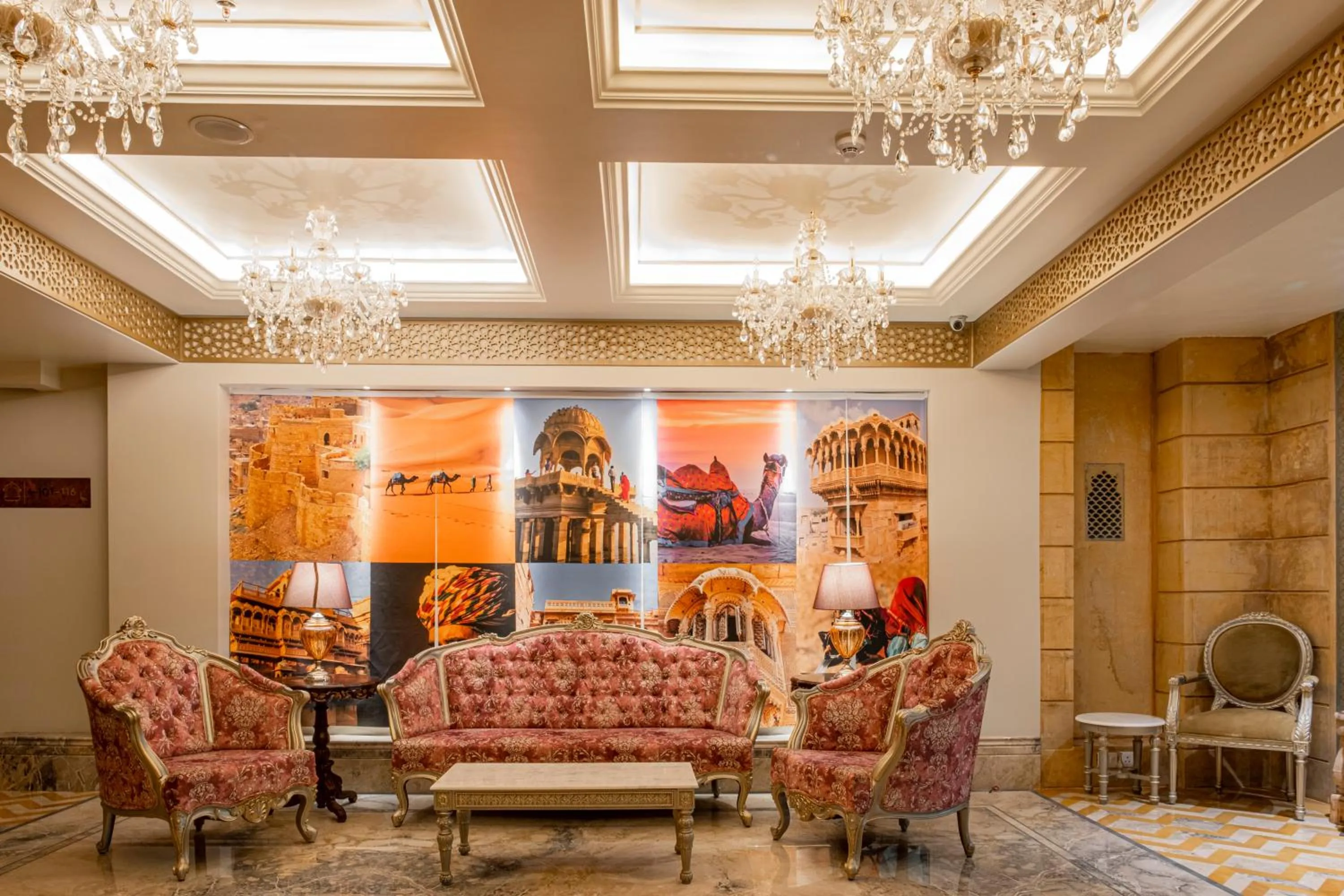 Inner courtyard view in Rupal Residency