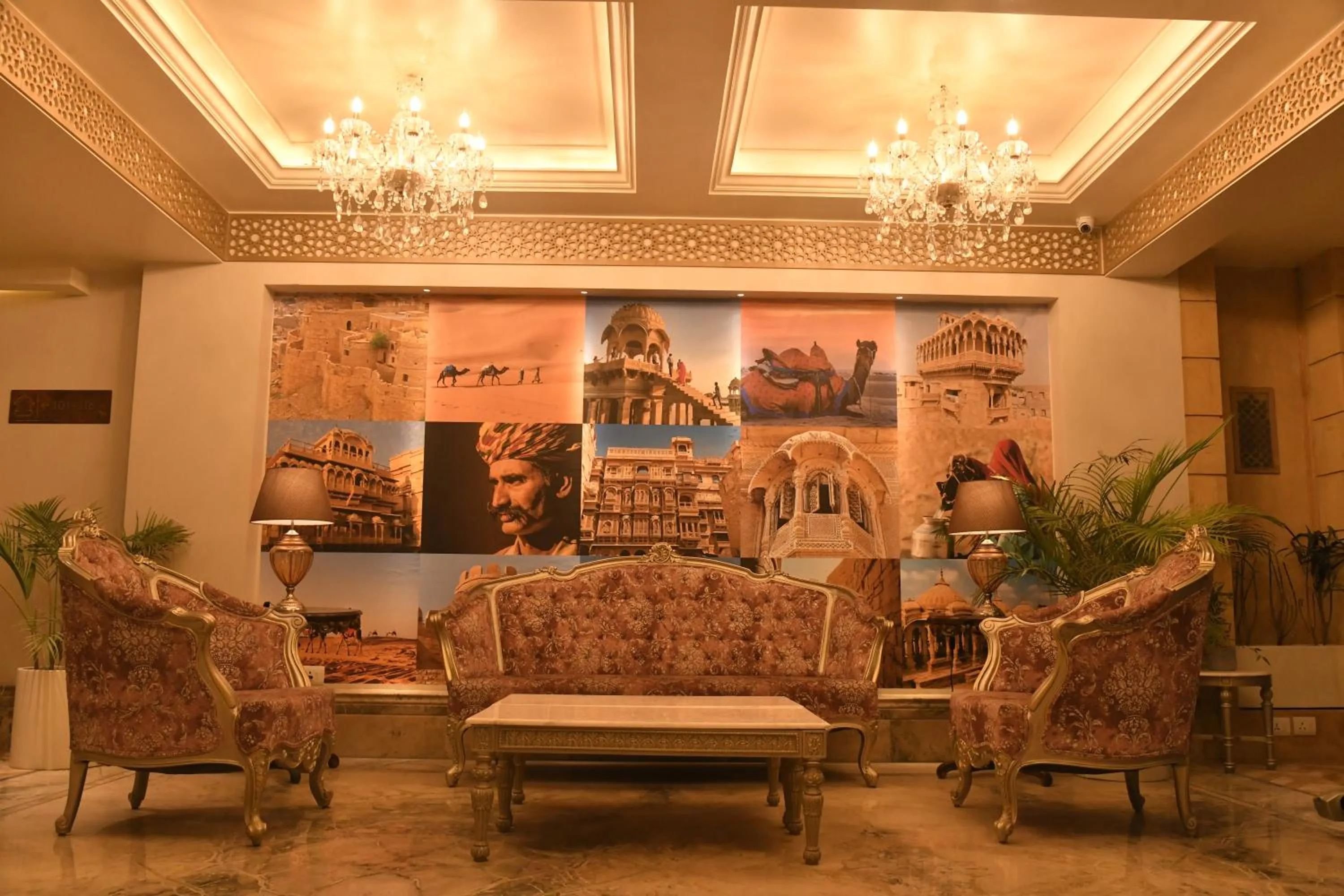 Living room in Rupal Residency