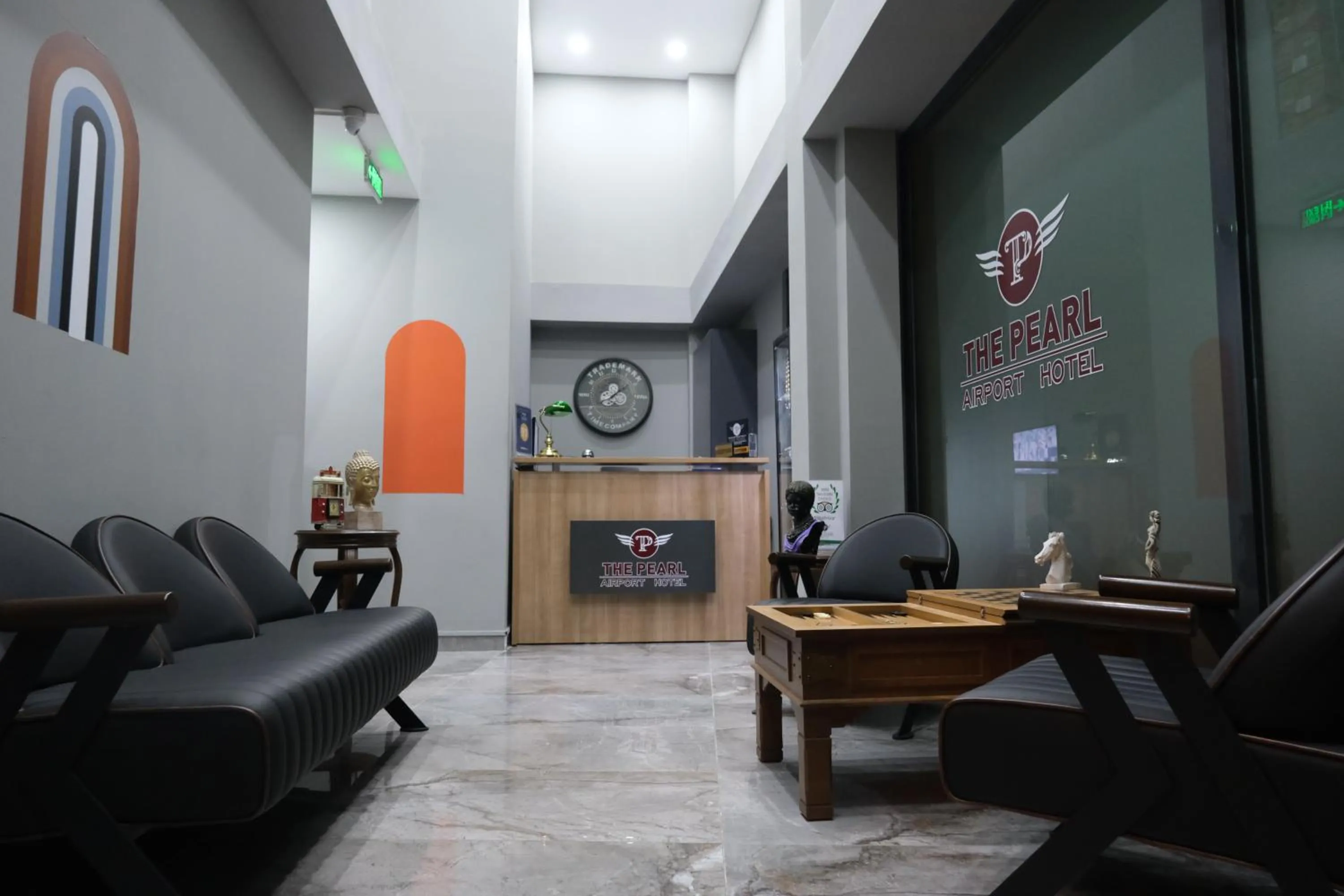 Lobby or reception in The Pearl Airport Hotel