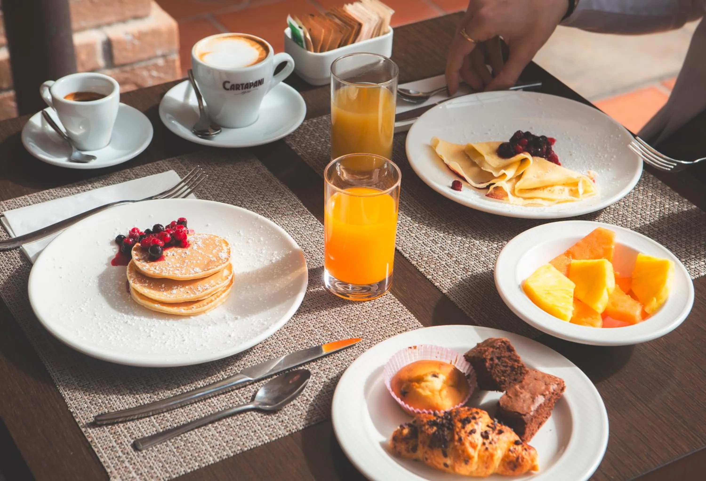 Breakfast in AHG Golf Hotel Porta Del Sole