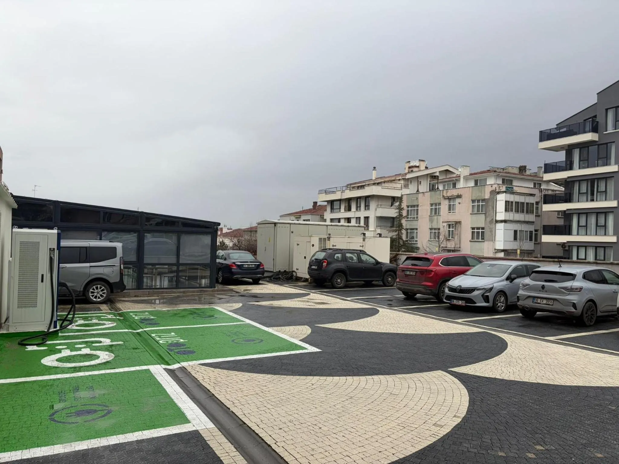 Parking in CK Farabi Hotel