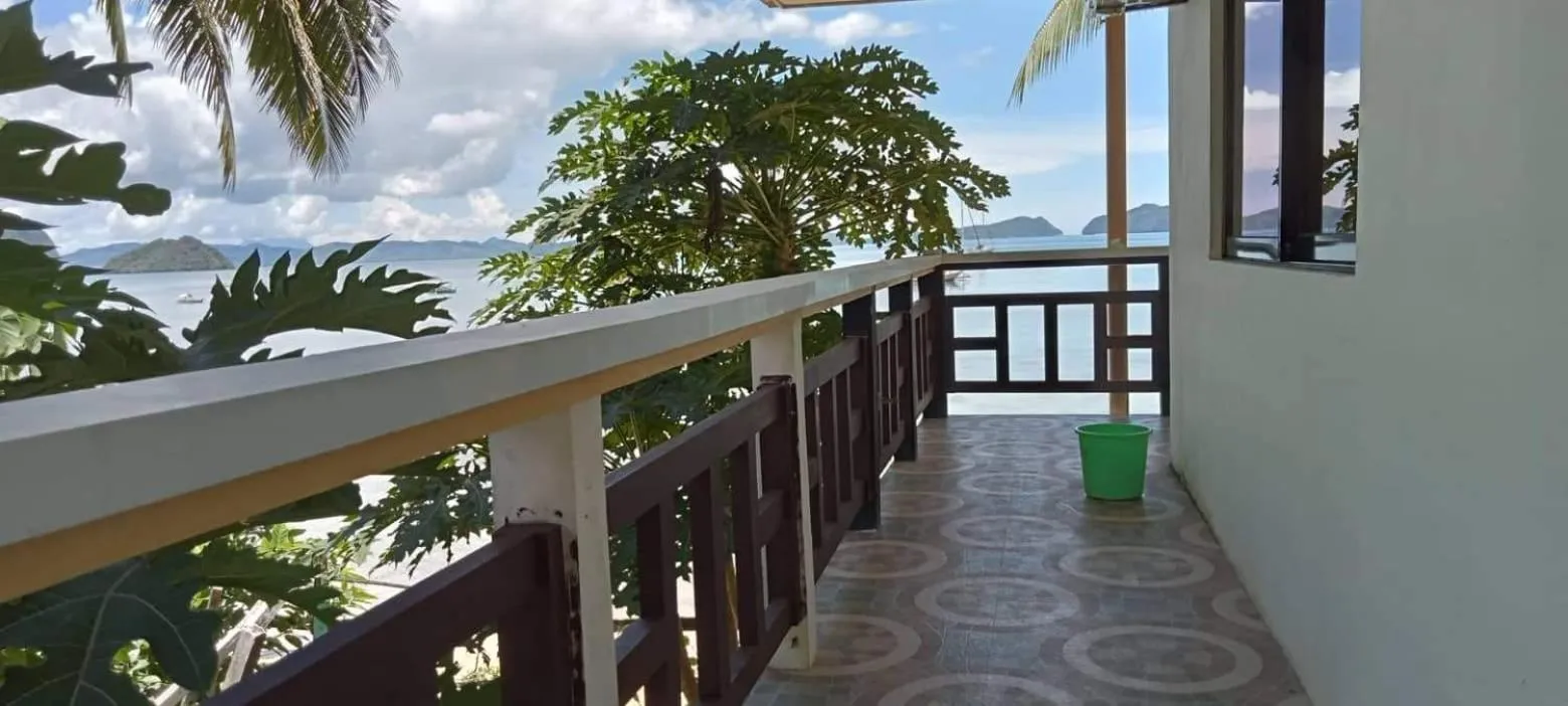 Balcony/Terrace in Dreamland Nilo Eve Beach Guest Huaz