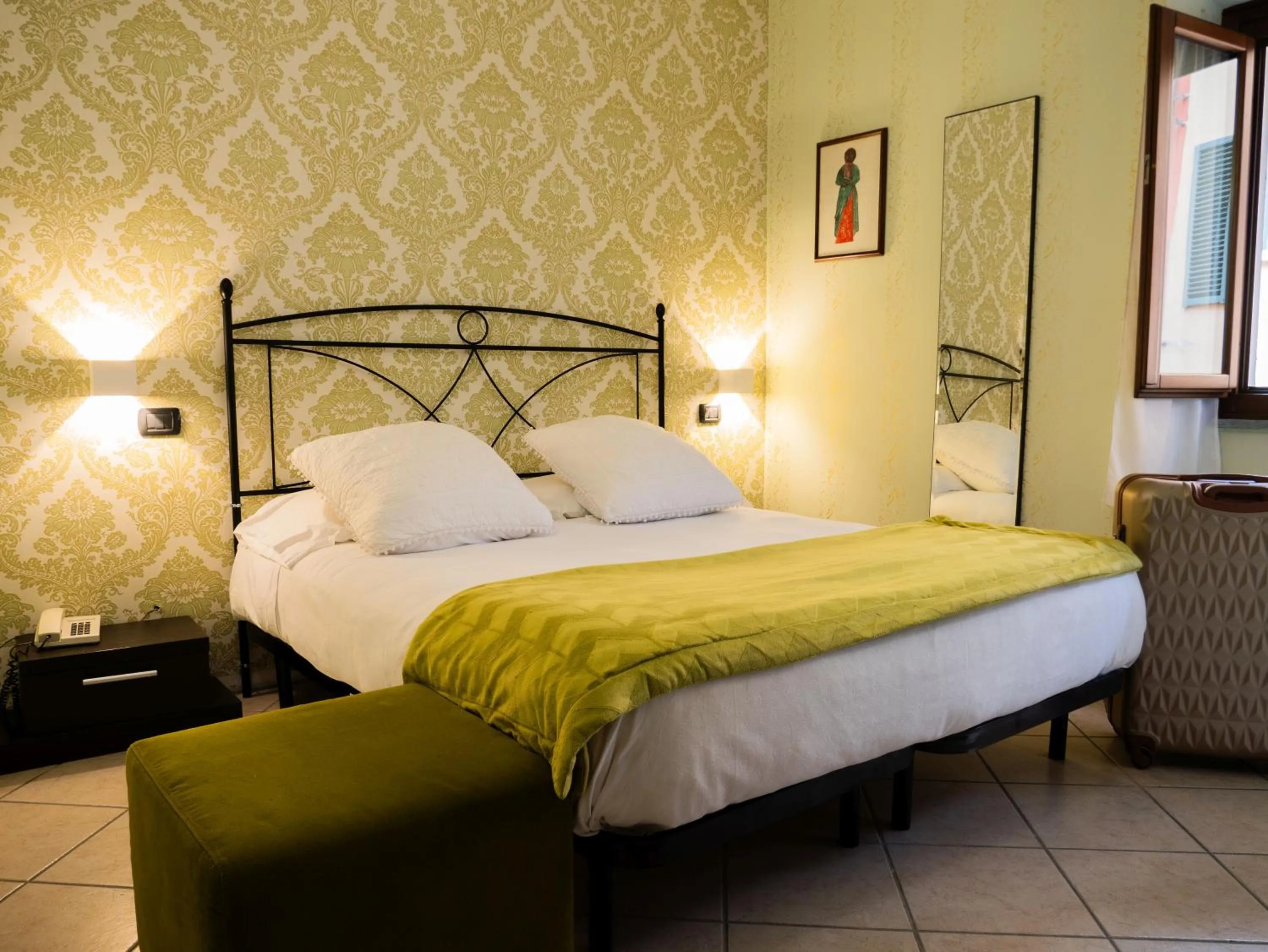 Bed in Hotel Ligure