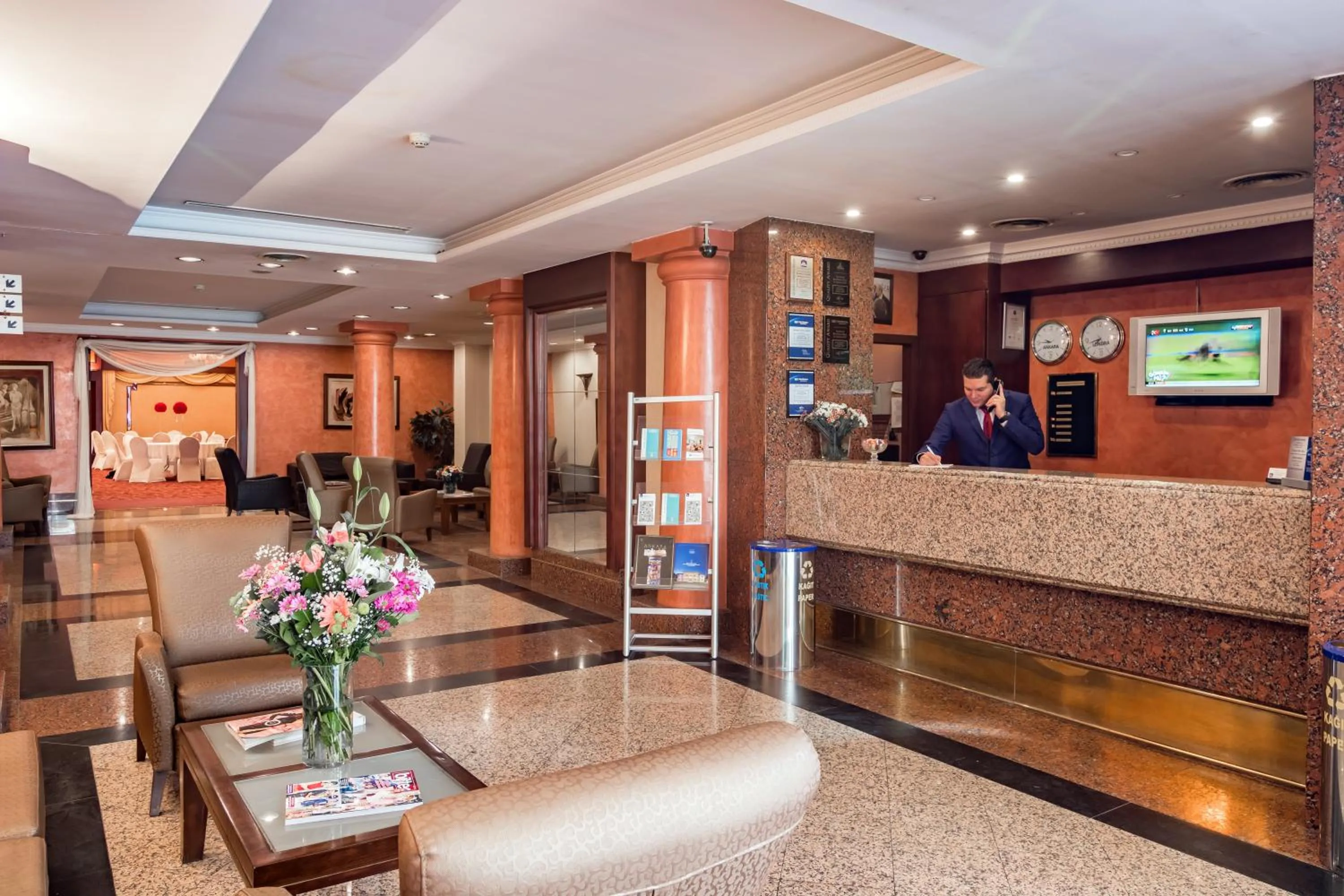 Lobby or reception in Hotel 2000 Kavaklıdere