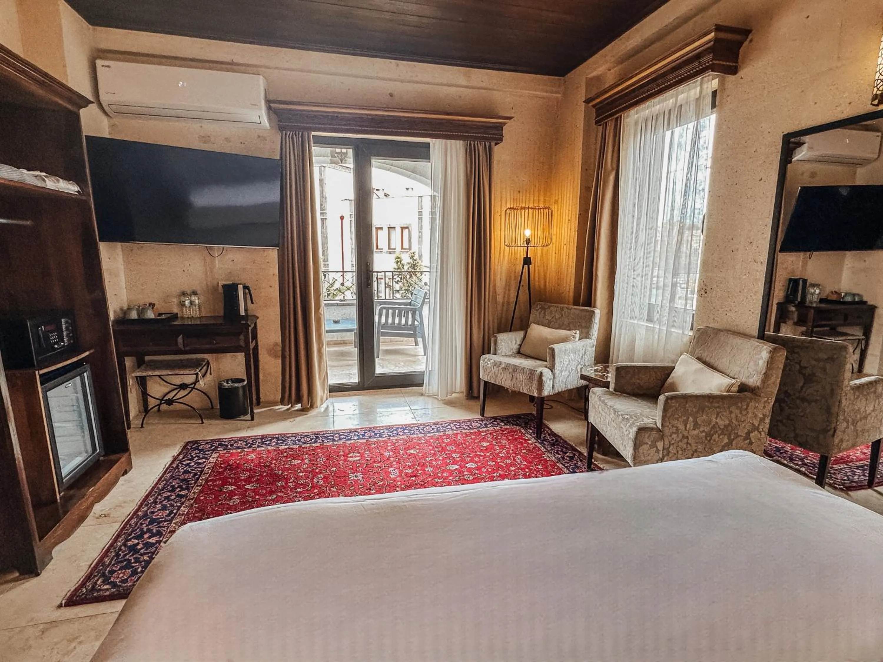 Bed in Osmanli Cappadocia Hotel