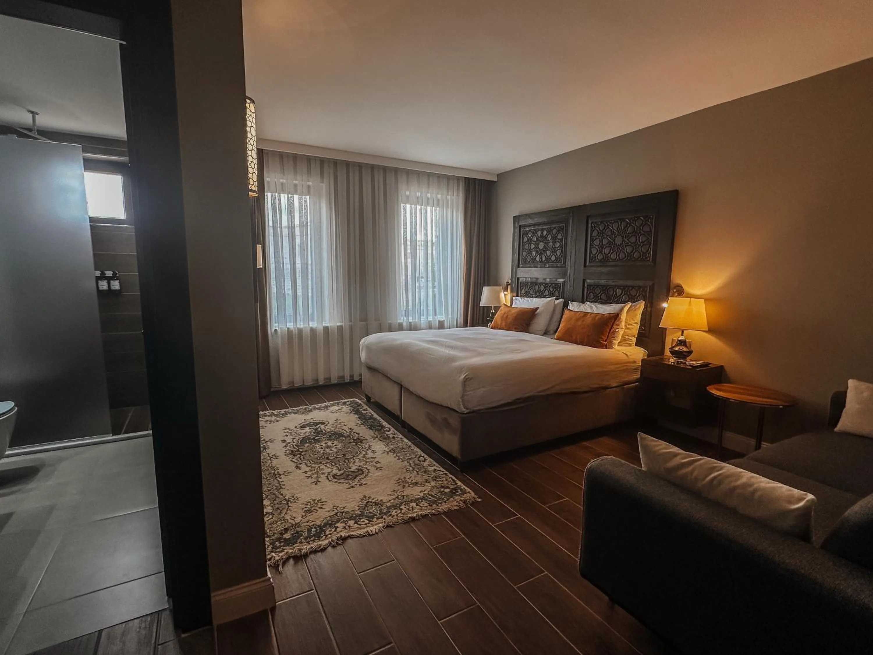 Bed in Osmanli Cappadocia Hotel