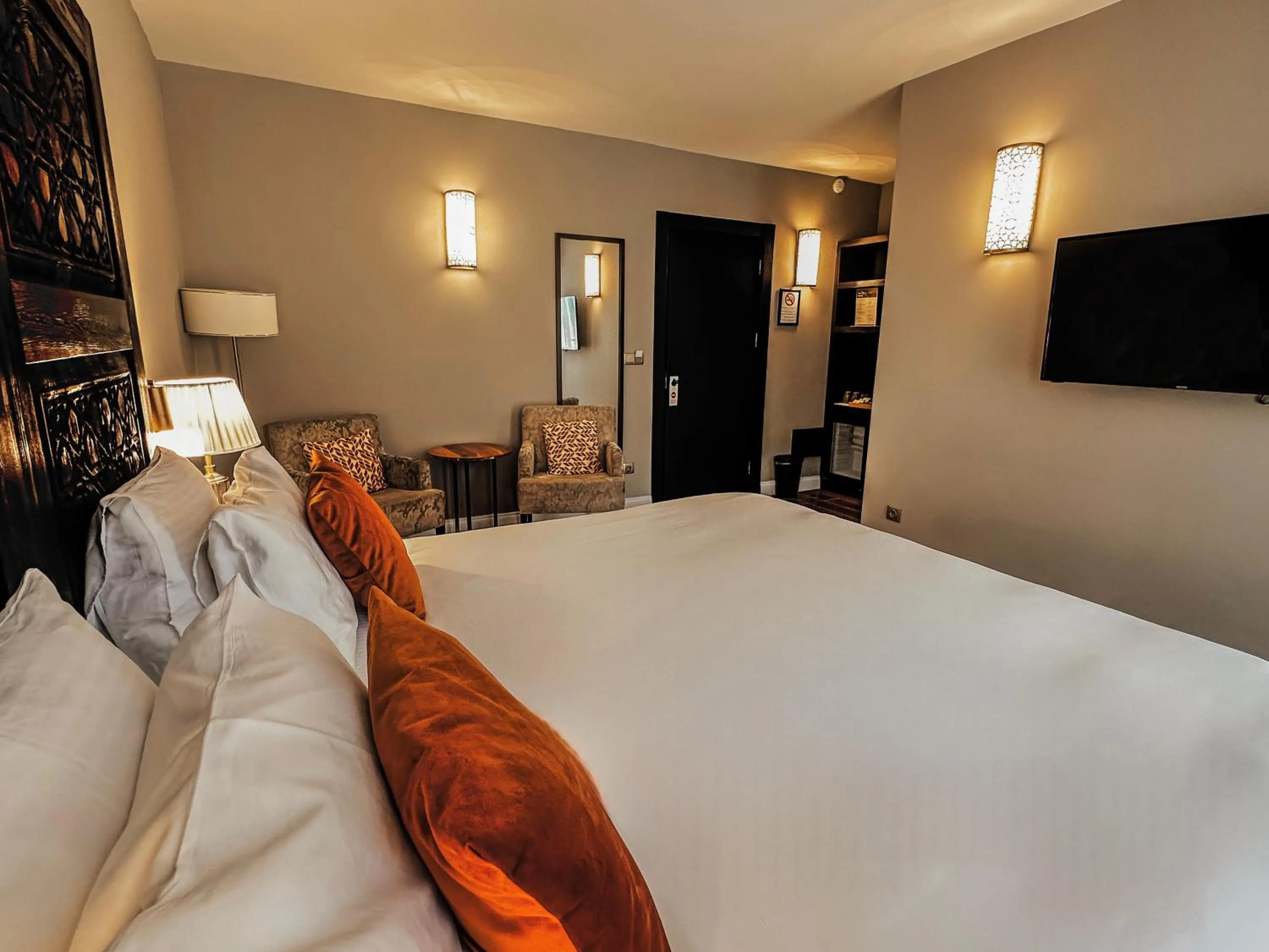 Bed in Osmanli Cappadocia Hotel