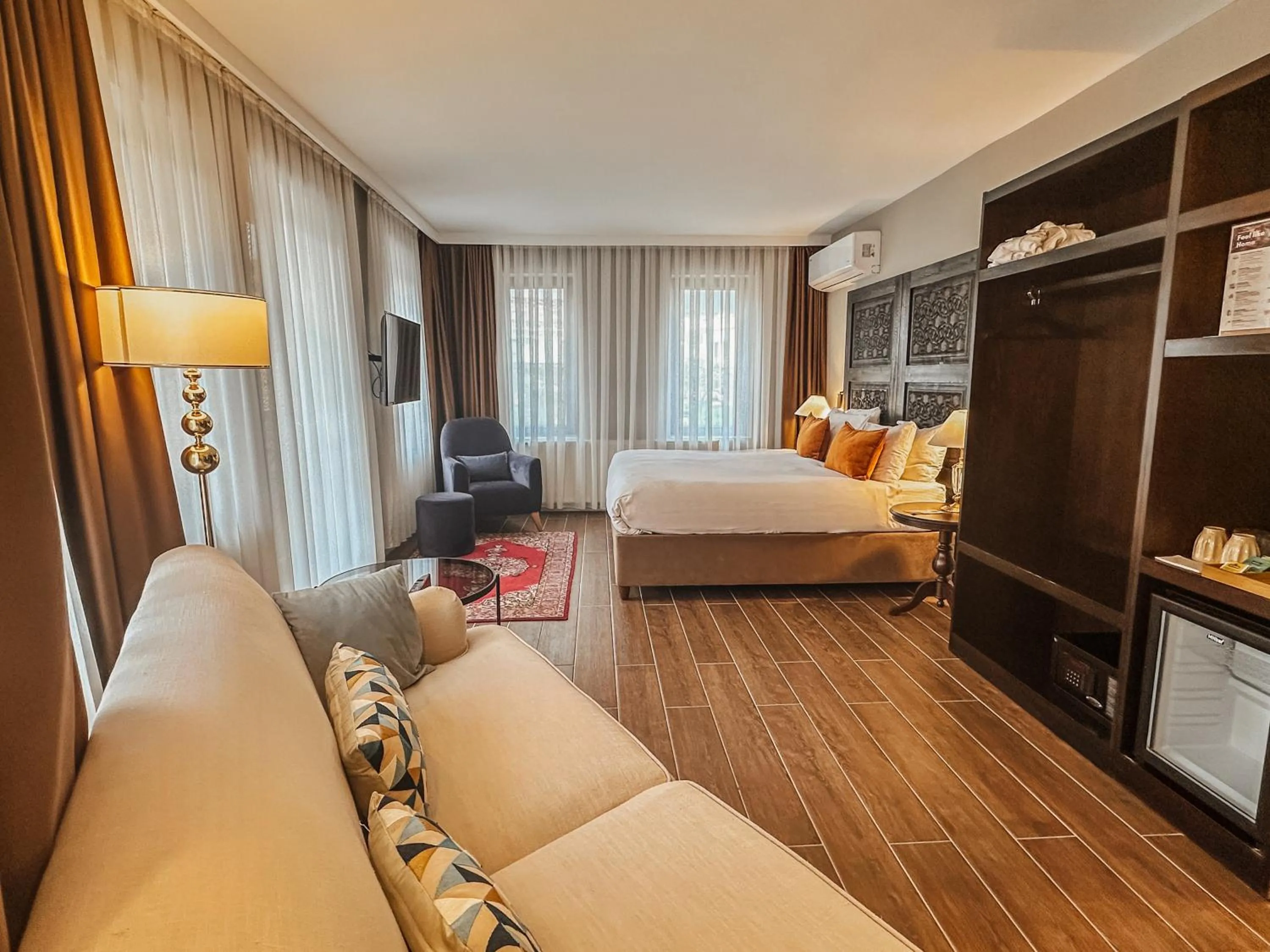 Bed in Osmanli Cappadocia Hotel