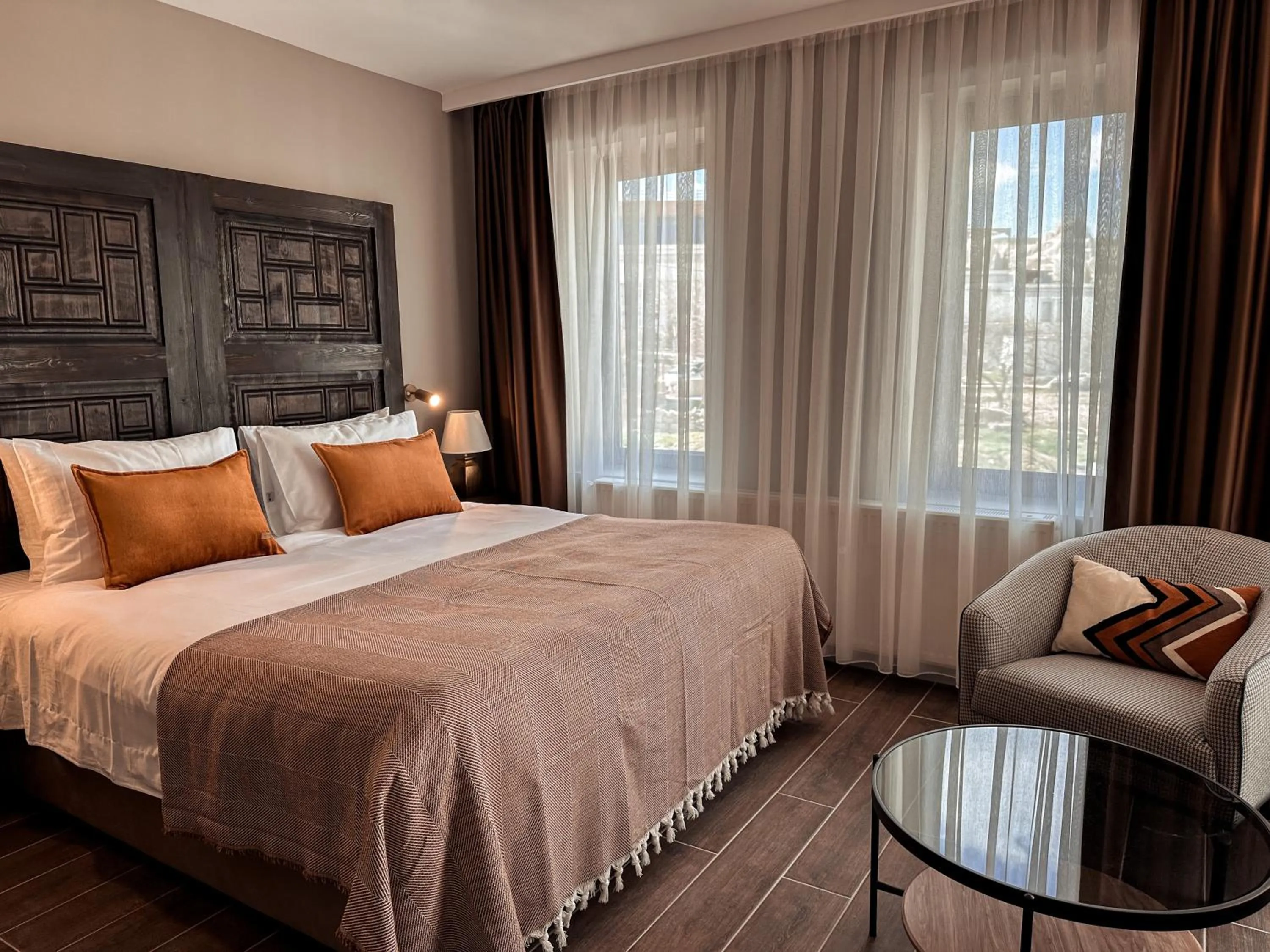 Bed in Osmanli Cappadocia Hotel