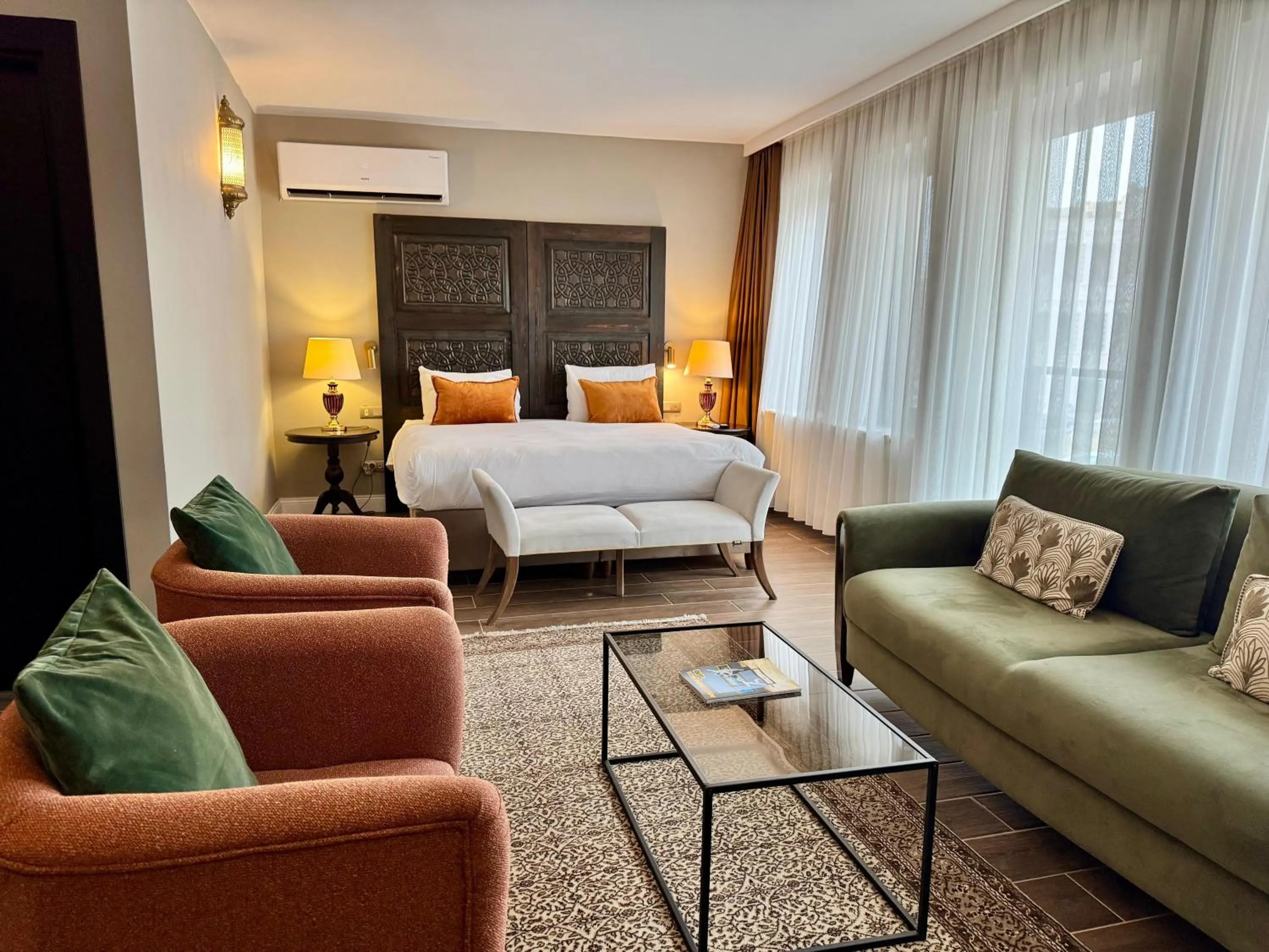 Bed in Osmanli Cappadocia Hotel