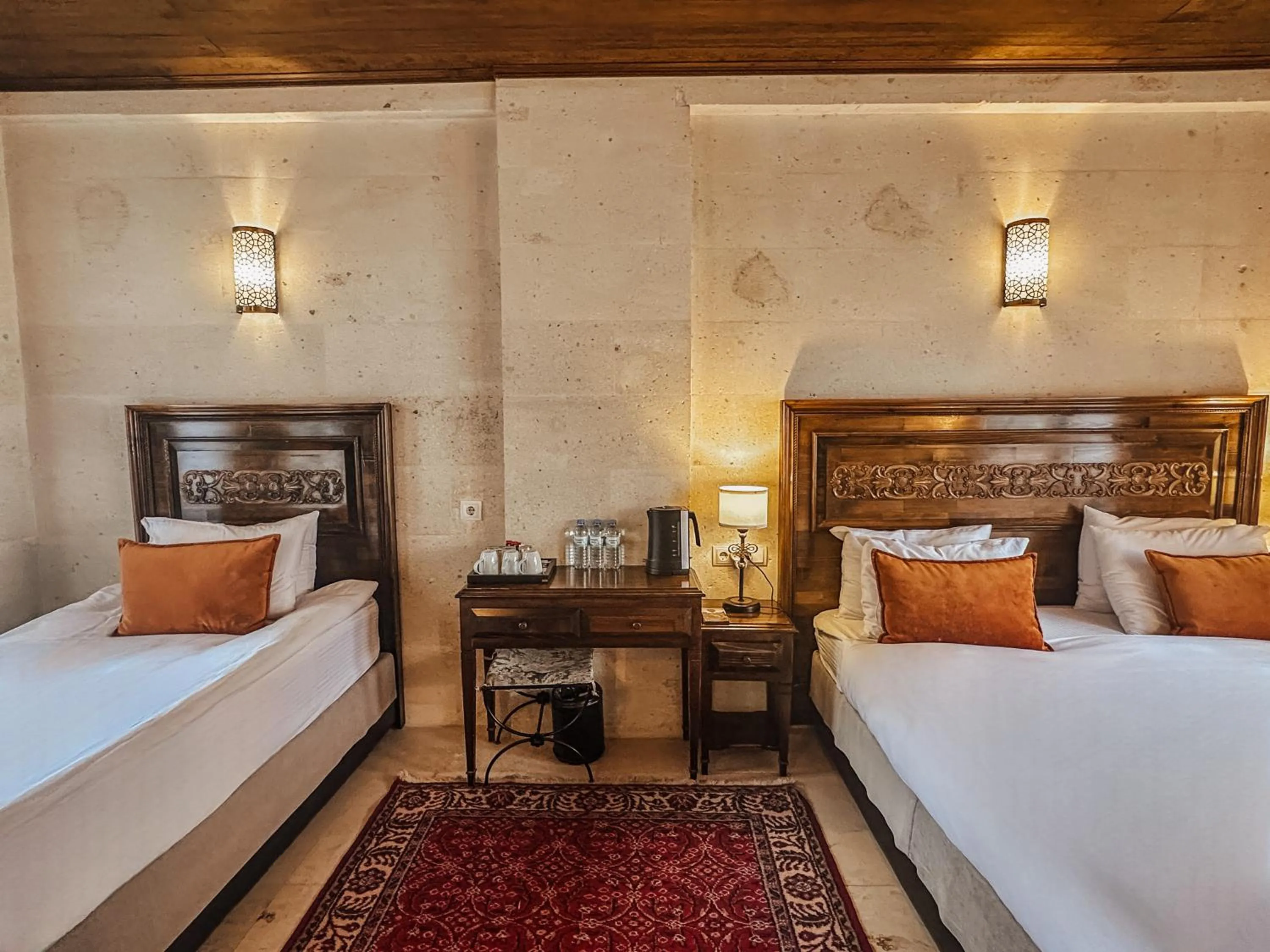 Bed in Osmanli Cappadocia Hotel