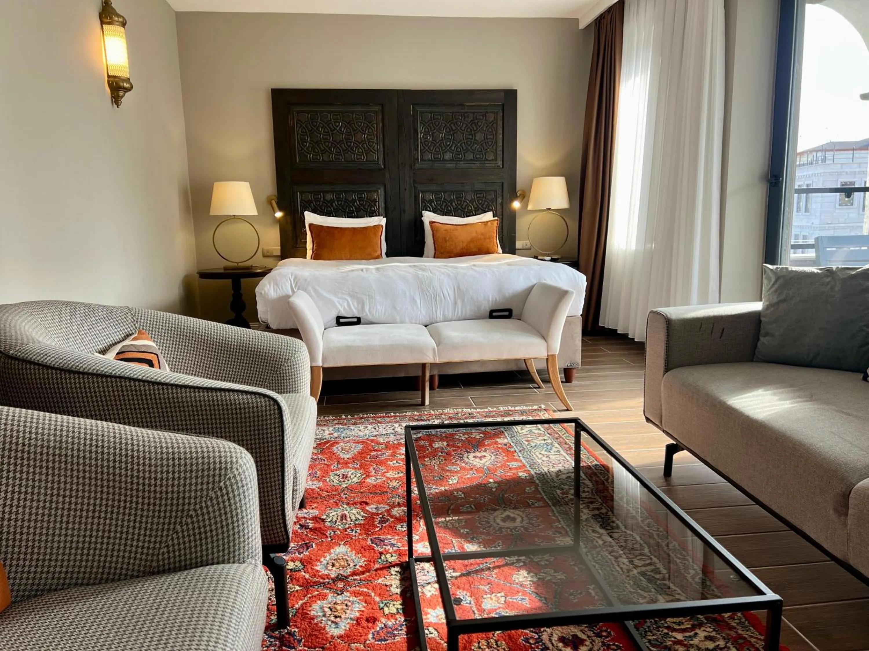 Bed in Osmanli Cappadocia Hotel