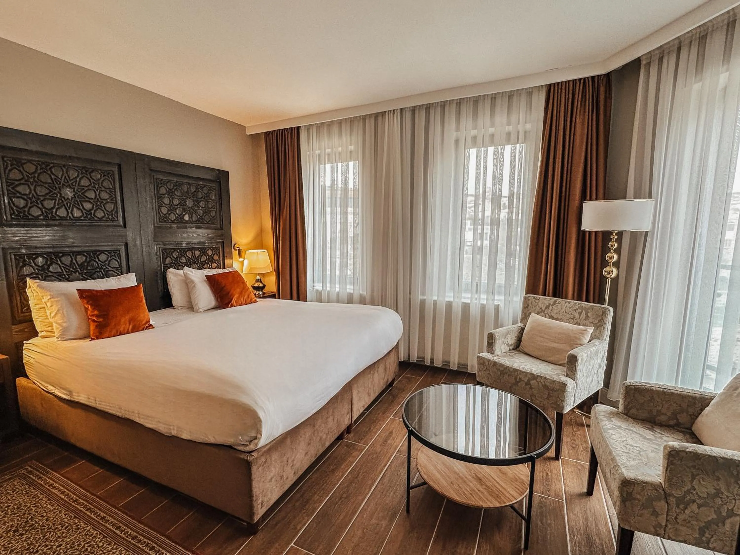 Bed in Osmanli Cappadocia Hotel